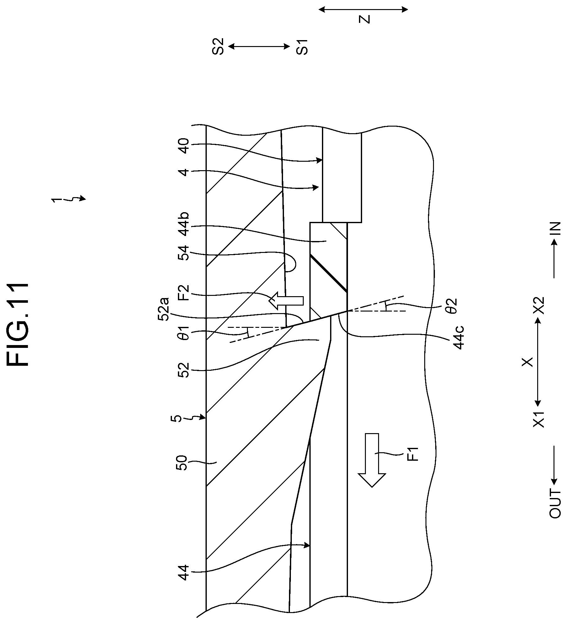 Patent US12308575 Figure 11 – Shield connector including inclined locking surface locking holder to shell