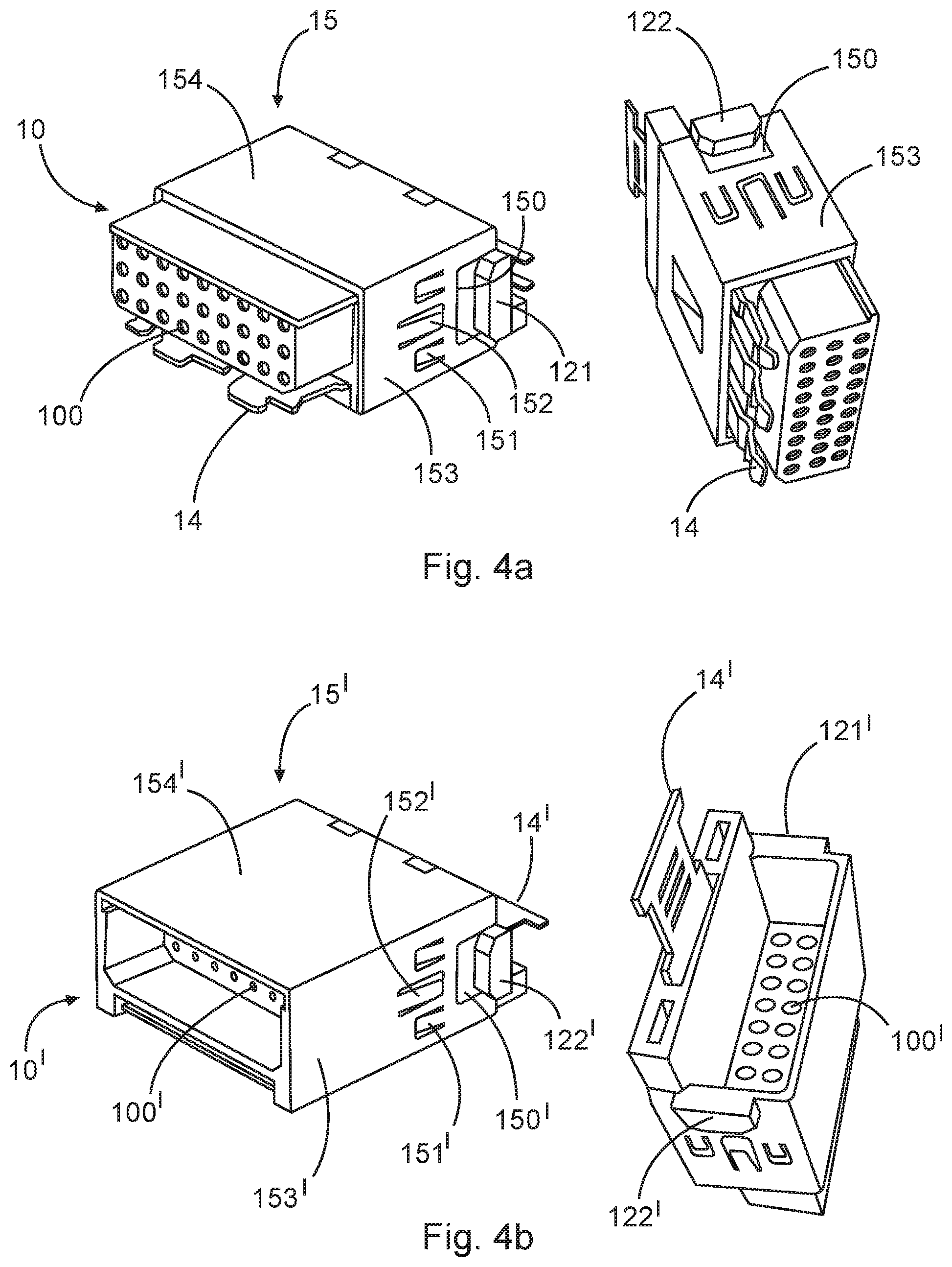 Patent US12308576 Figure 4 – Shielded plug connector module