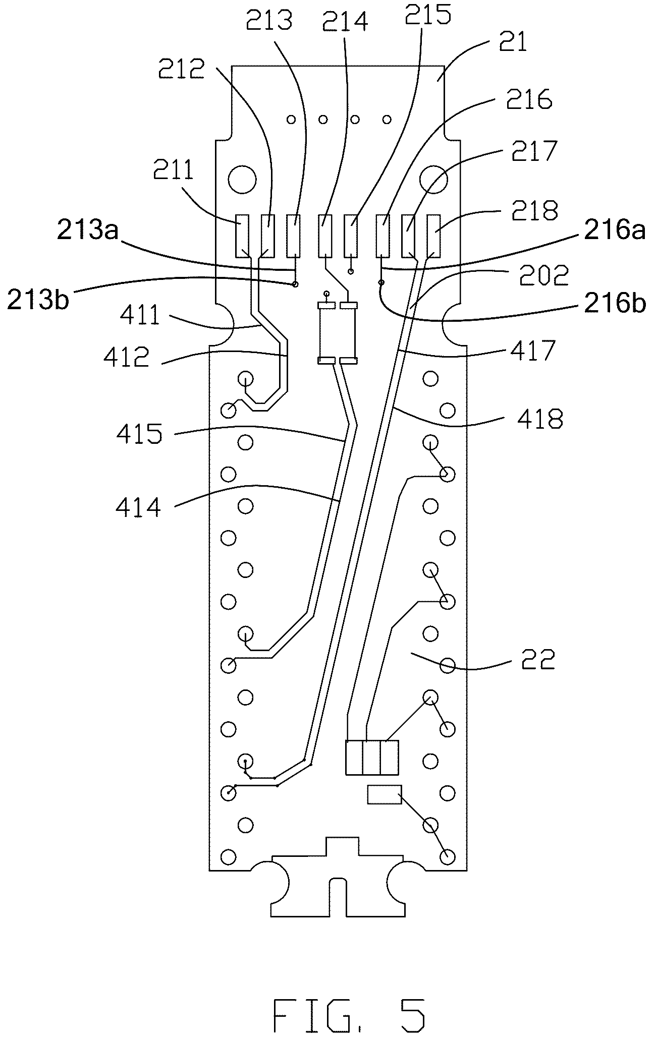 Patent US12308577 Figure 5 – Terminal module and electrical connector including the terminal module