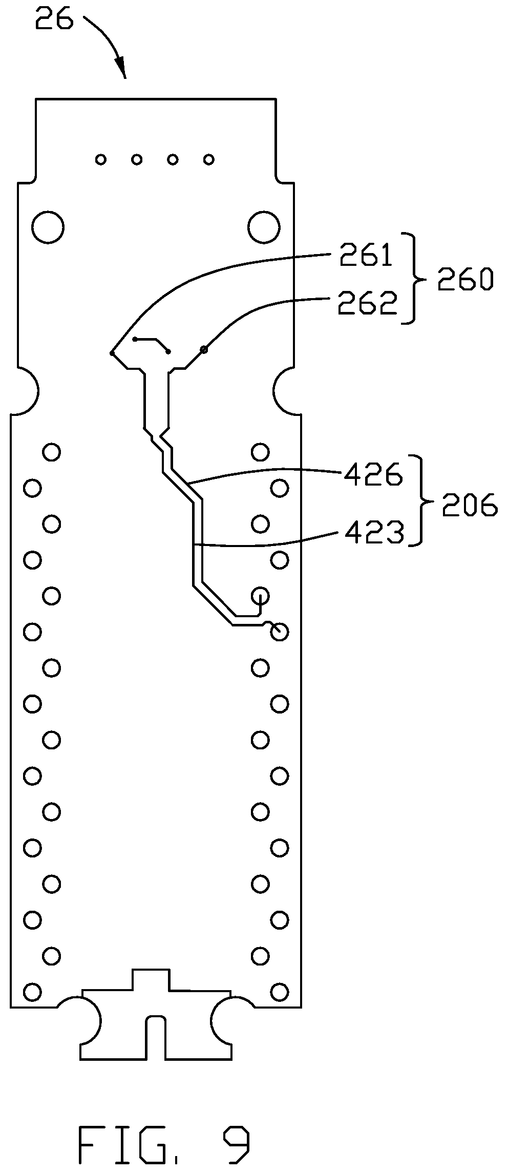 Patent US12308577 Figure 9 – Terminal module and electrical connector including the terminal module