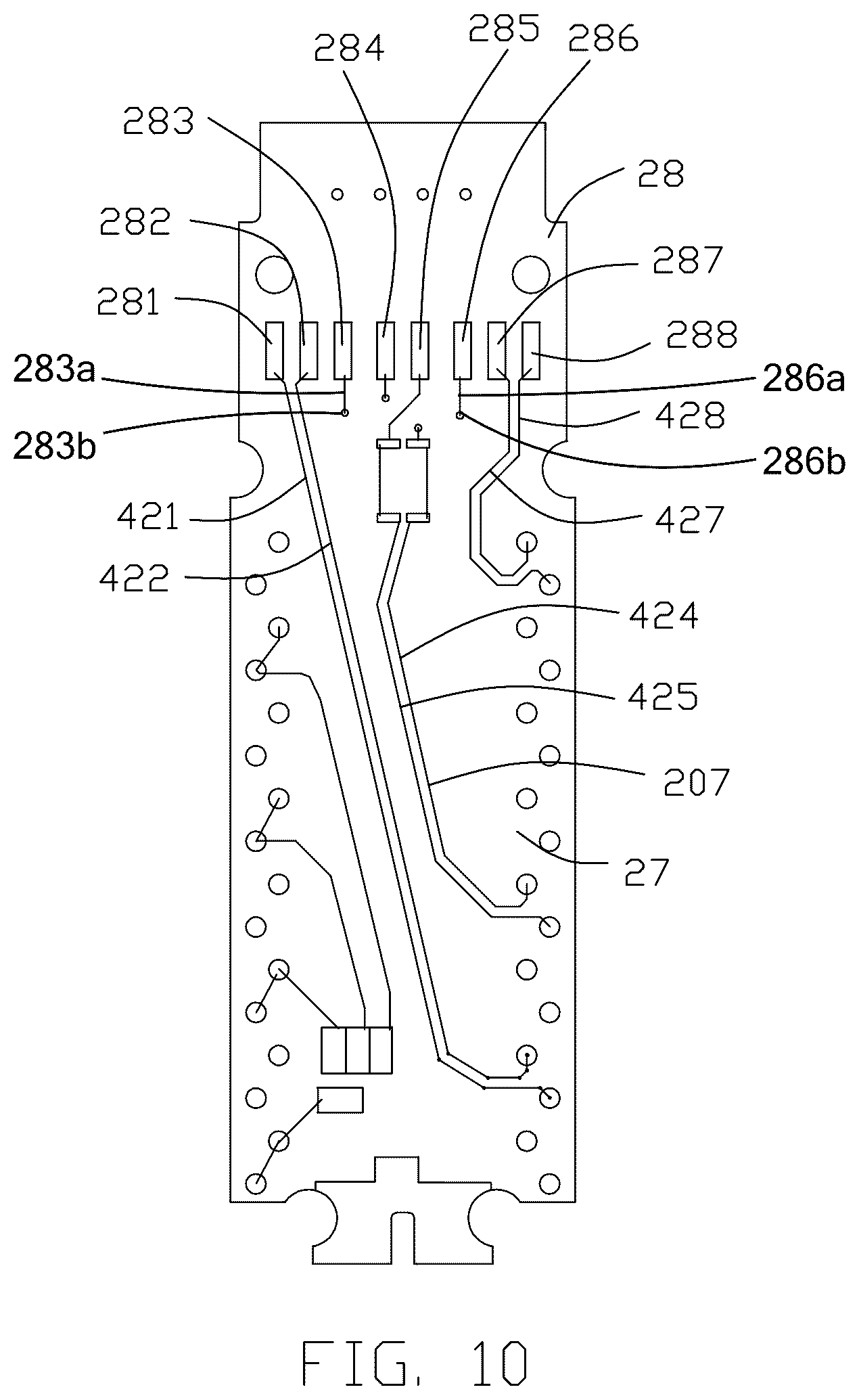 Patent US12308577 Figure 10 – Terminal module and electrical connector including the terminal module
