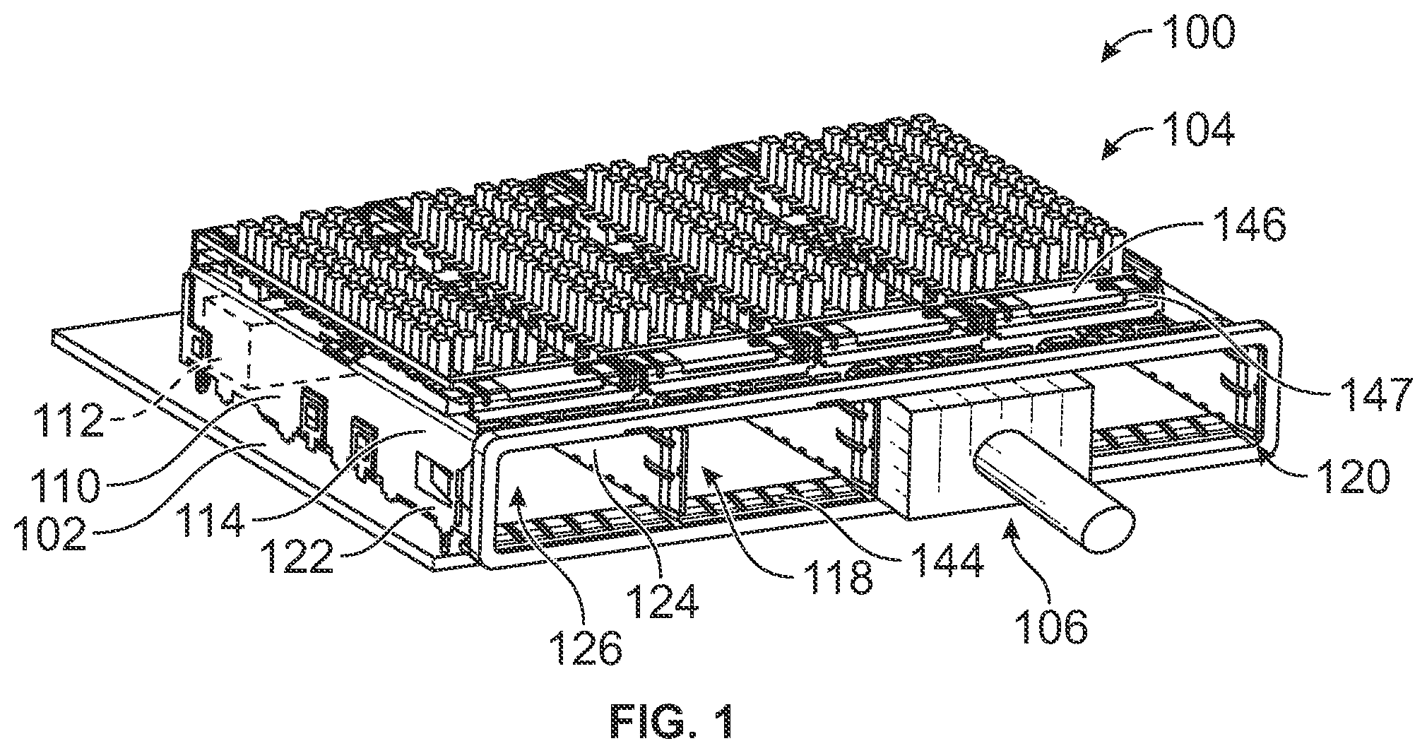 Patent US12308579 Figure 1 – Receptacle cage