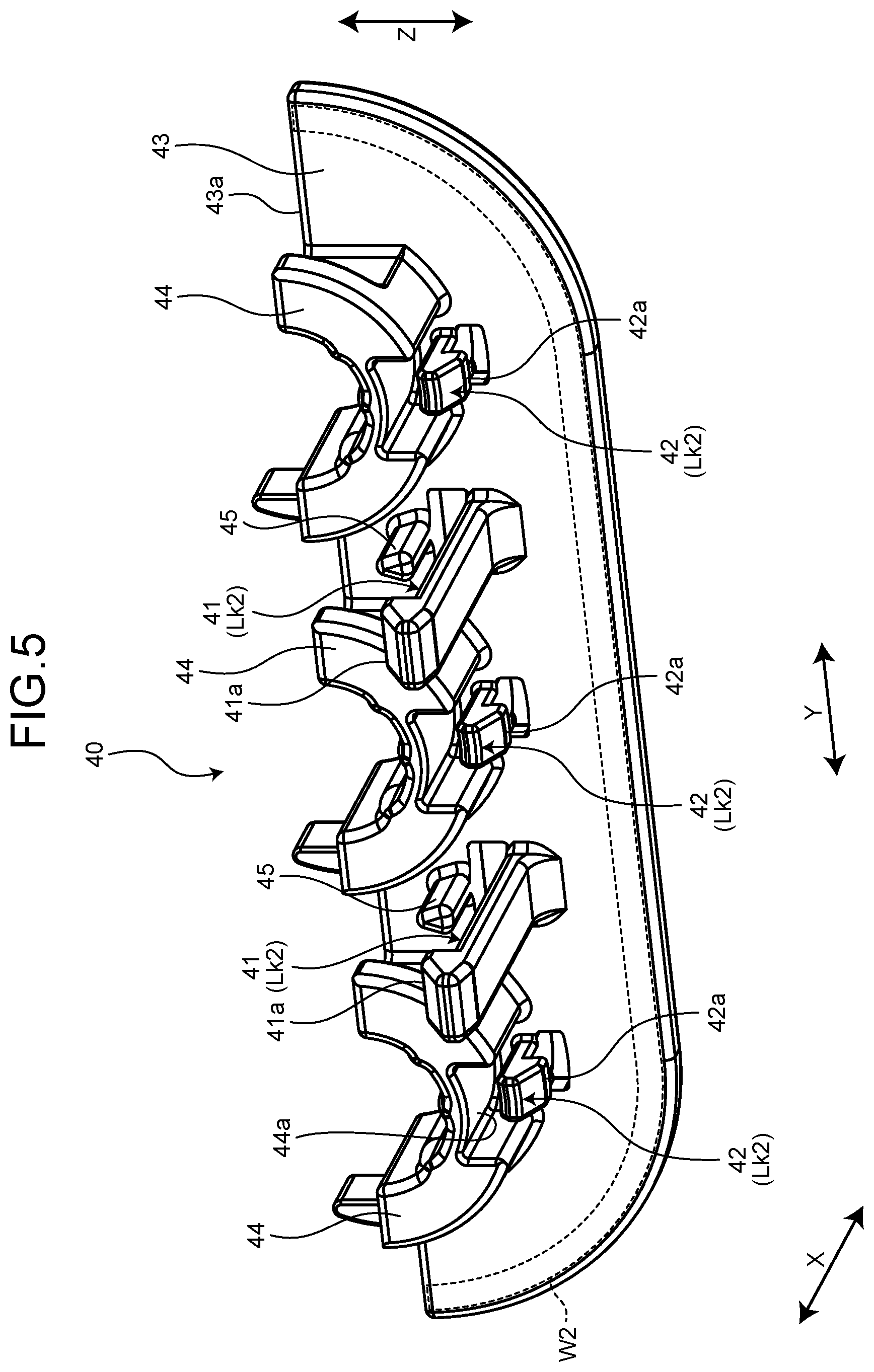 Patent US12308580 Figure 5 – Shield connector with improved stability between shell and braid