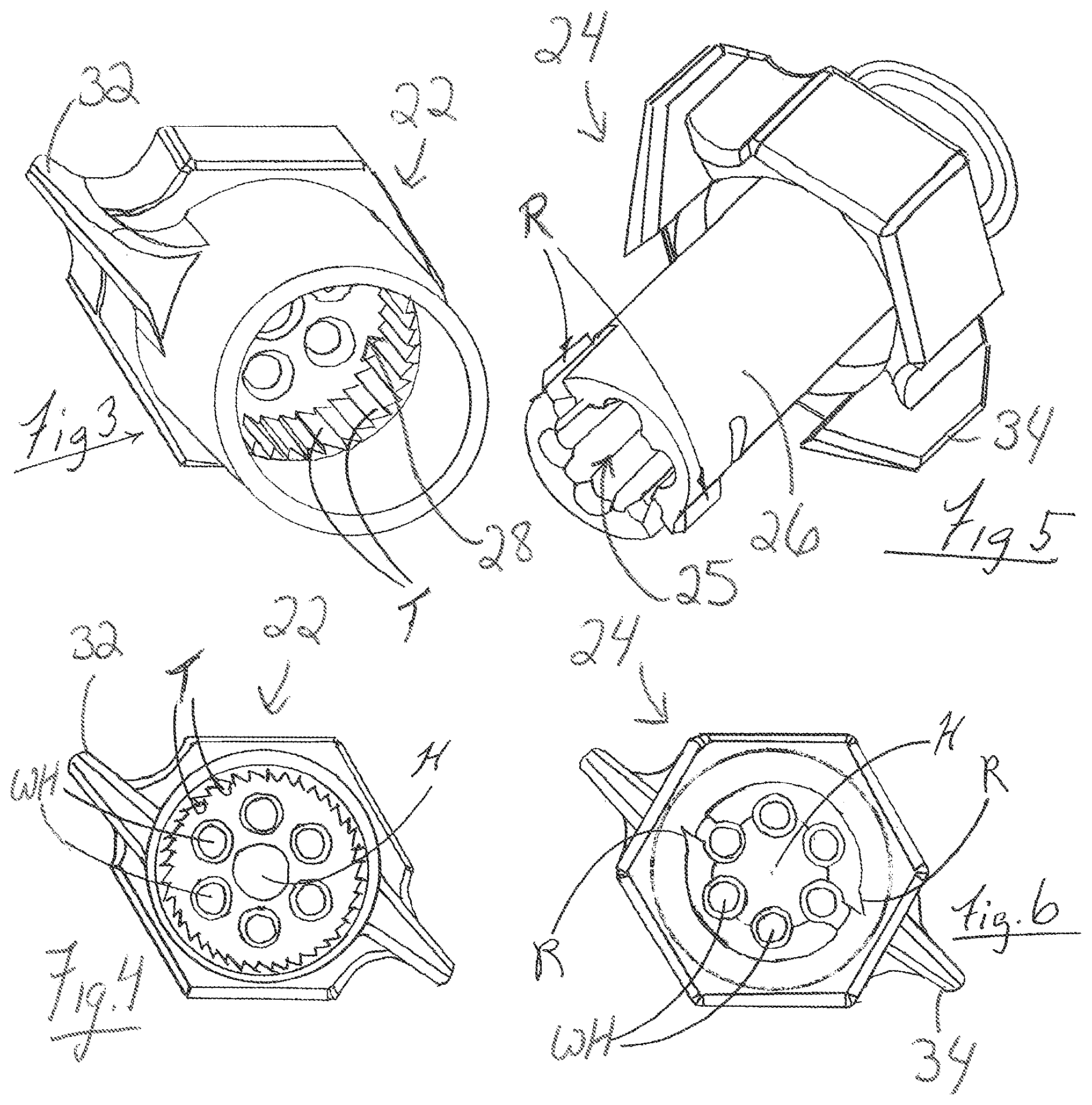 Patent US12308589 Figure 2 – Connectors and methods utilizing wire/line wrapping