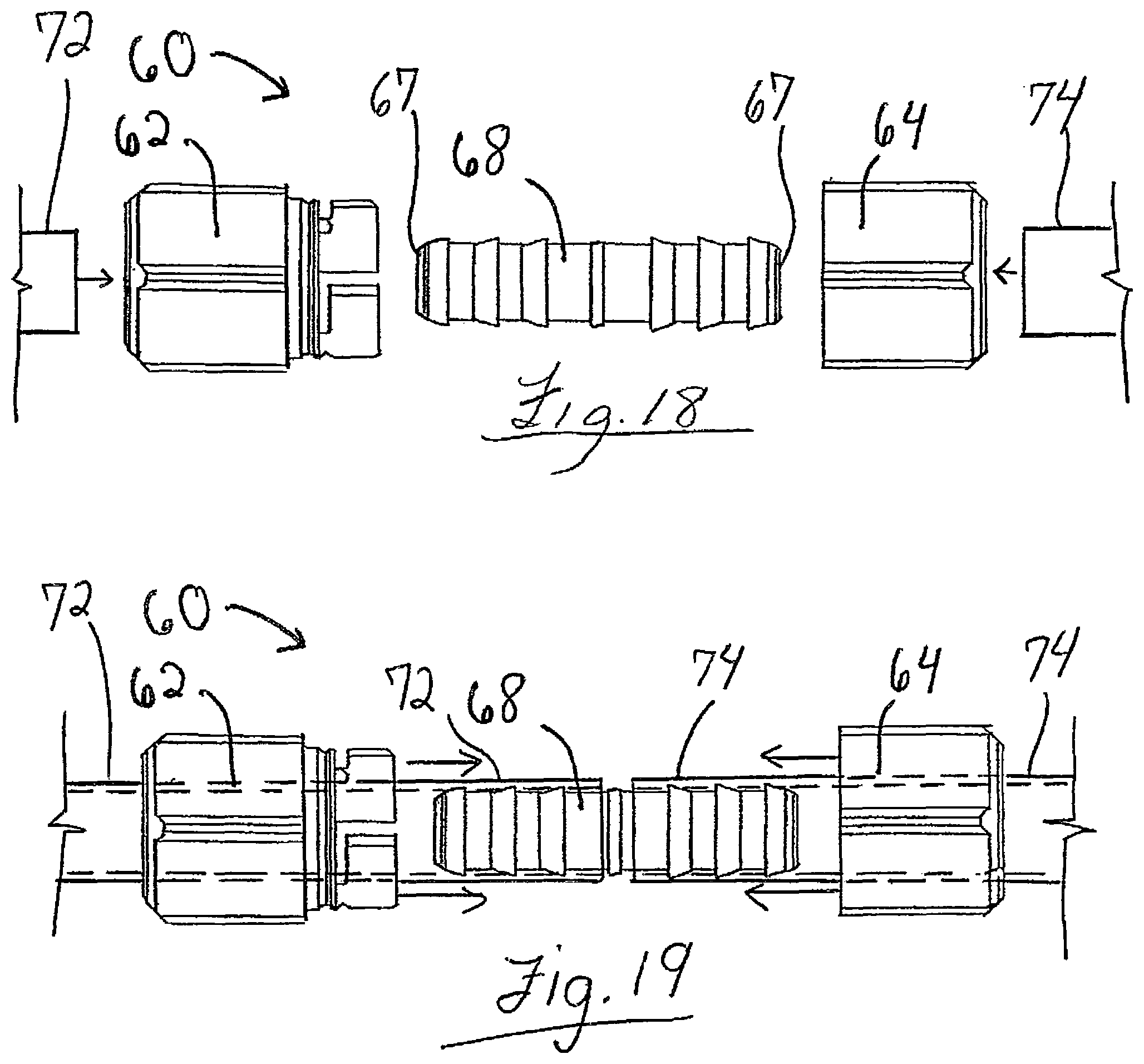 Patent US12308589 Figure 7 – Connectors and methods utilizing wire/line wrapping