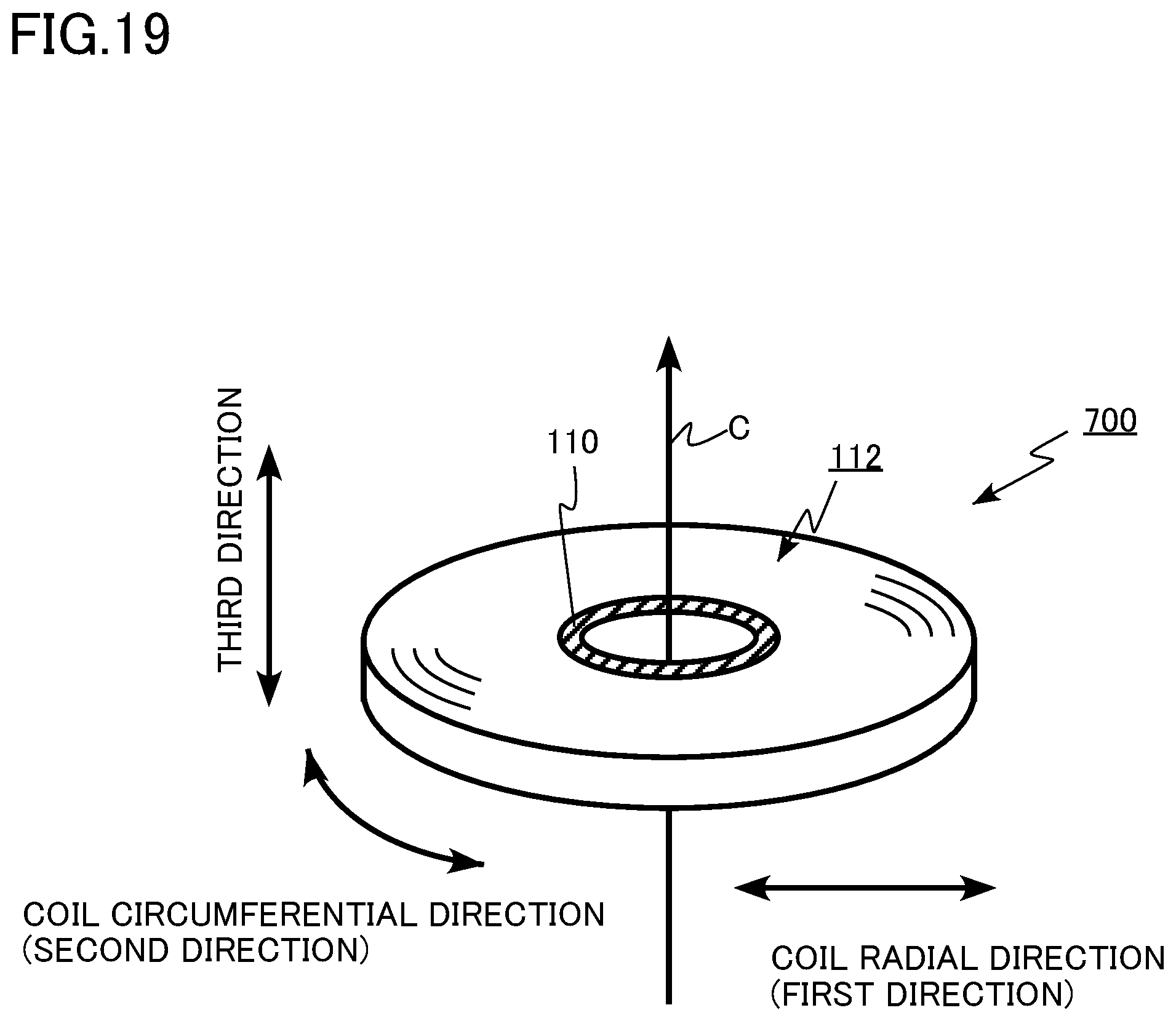 Patent US12308591 Figure 19 – Connection structure of conductive layers, conductive wire, coil and apparatus