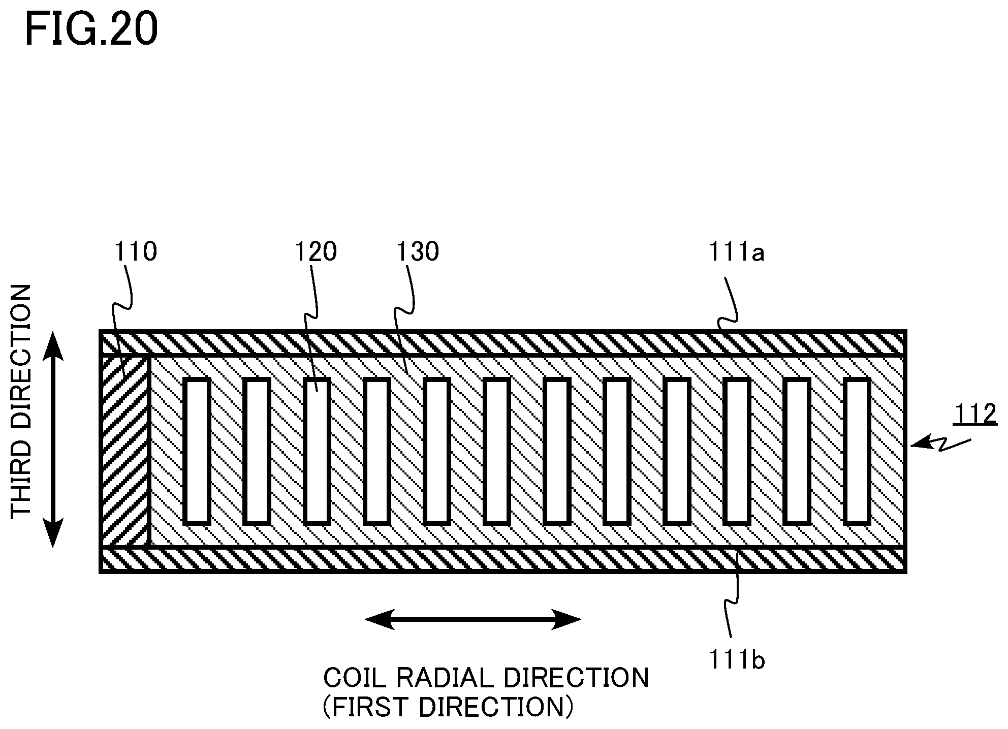 Patent US12308591 Figure 20 – Connection structure of conductive layers, conductive wire, coil and apparatus