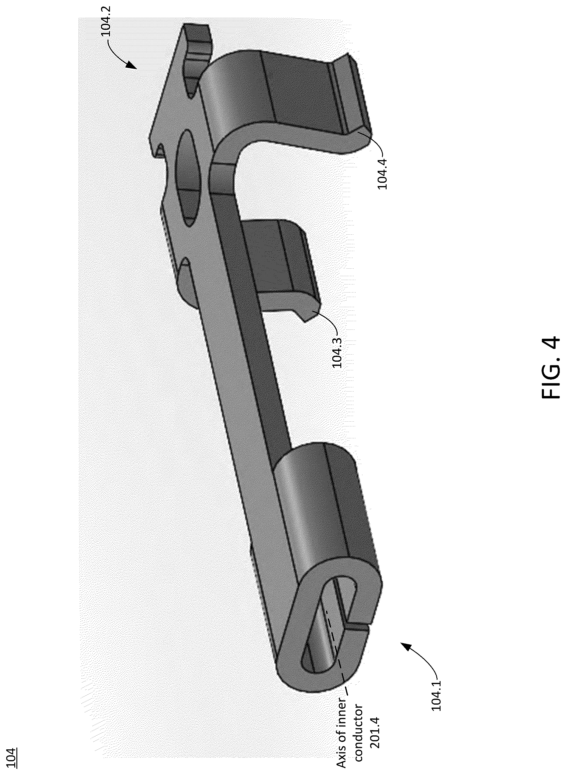 Patent US12308594 Figure 11 – Ultra-low profile coaxial cable connector