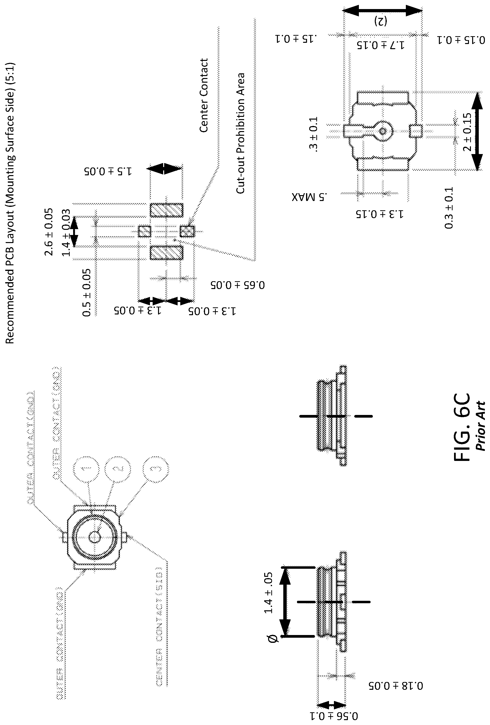 Patent US12308594 Figure 15 – Ultra-low profile coaxial cable connector