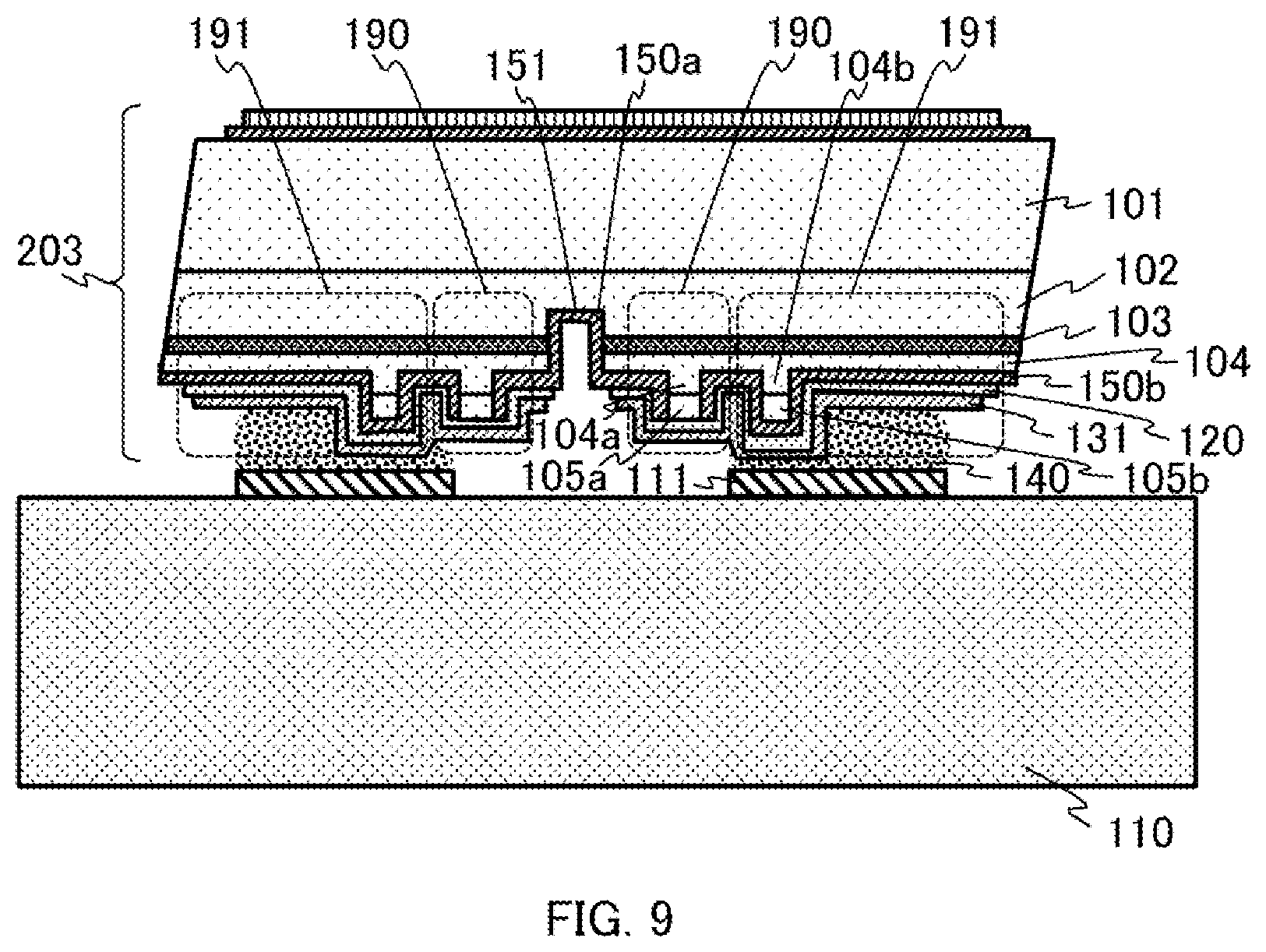 Patent US12308607 Figure 9 – Semiconductor laser element, method for manufacturing same, and semiconductor laser device