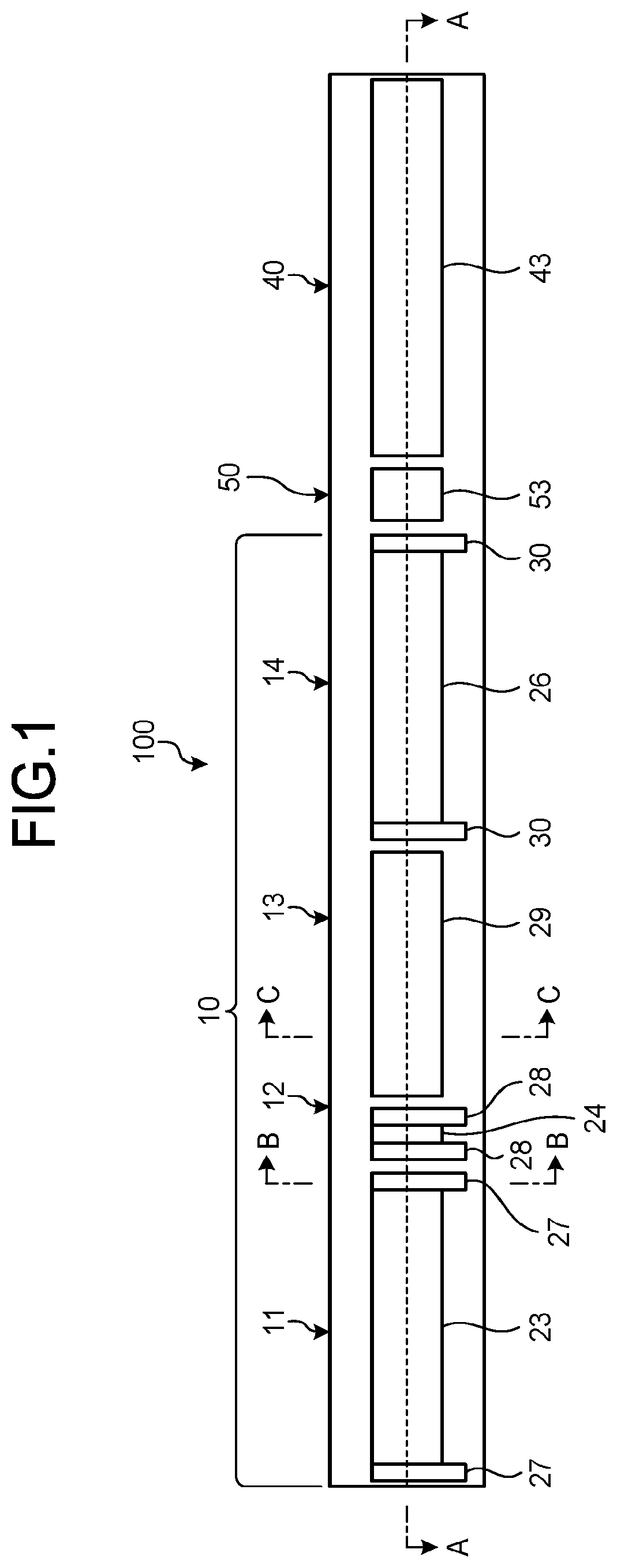 Patent US12308608 Figure 1 – Semiconductor optical integrated device