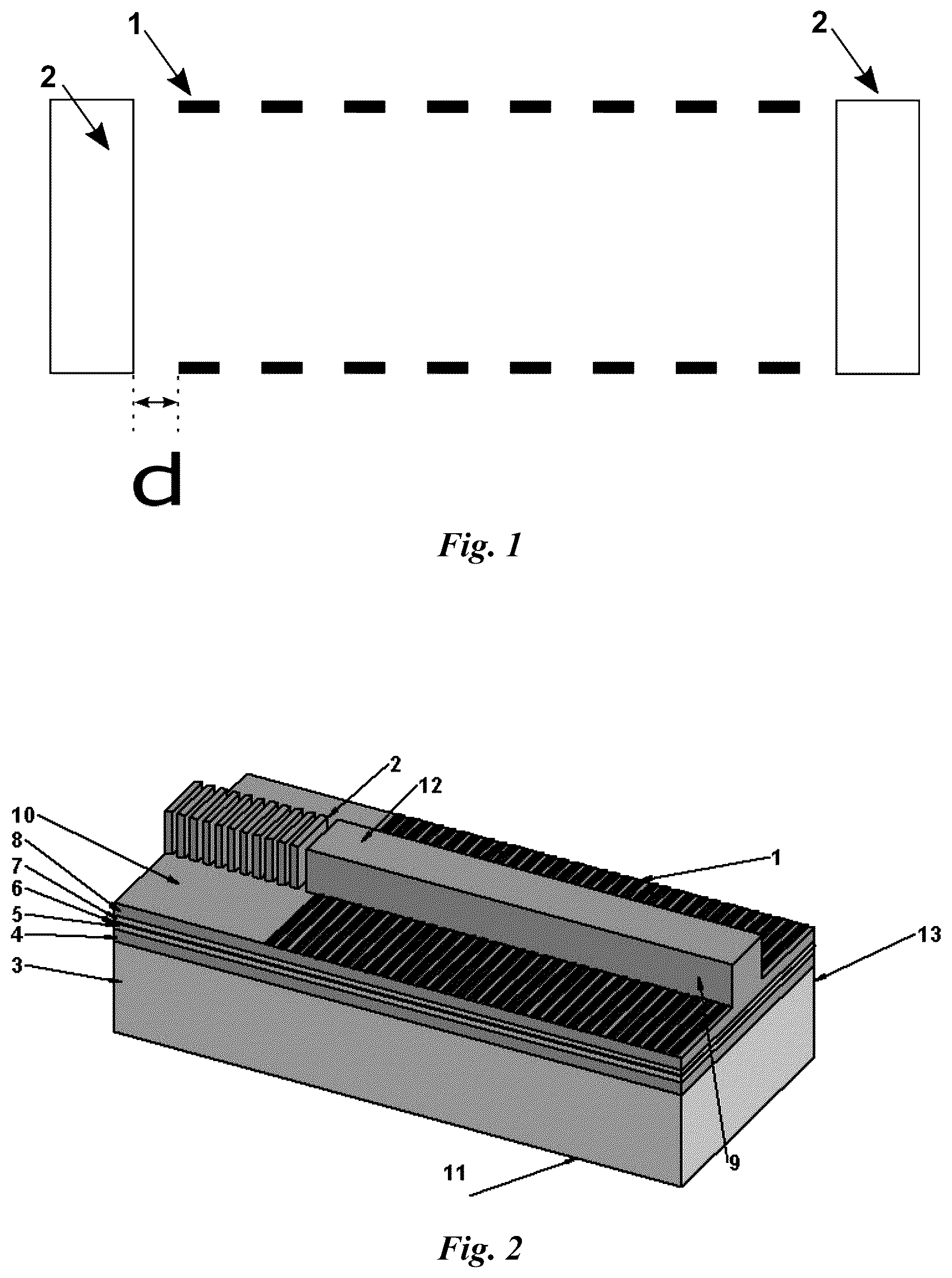 Patent US12308610 Figure 1 – Single mode semiconductor laser with phase control