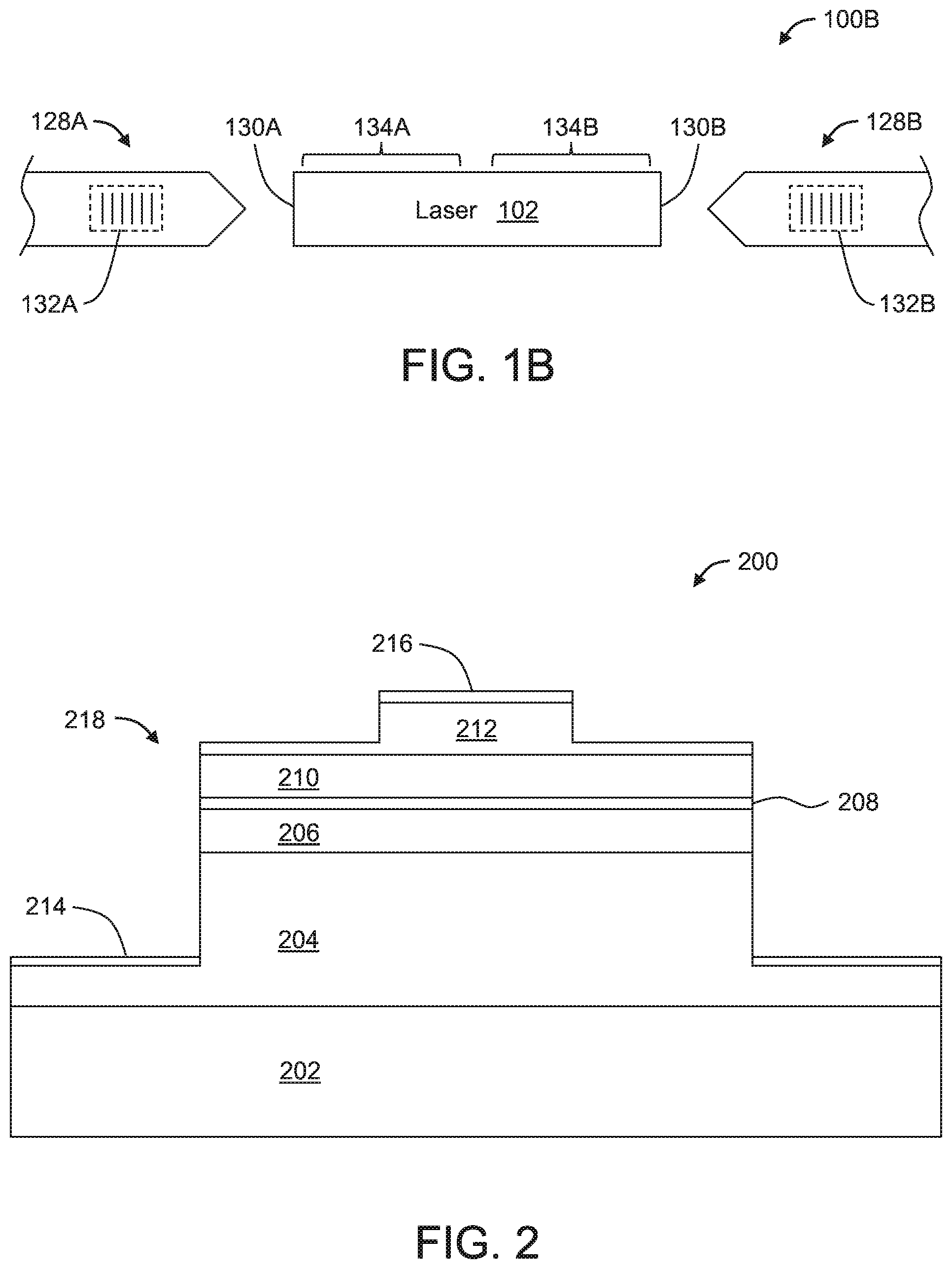 Patent US12308611 Figure 2 – Dual output laser diode