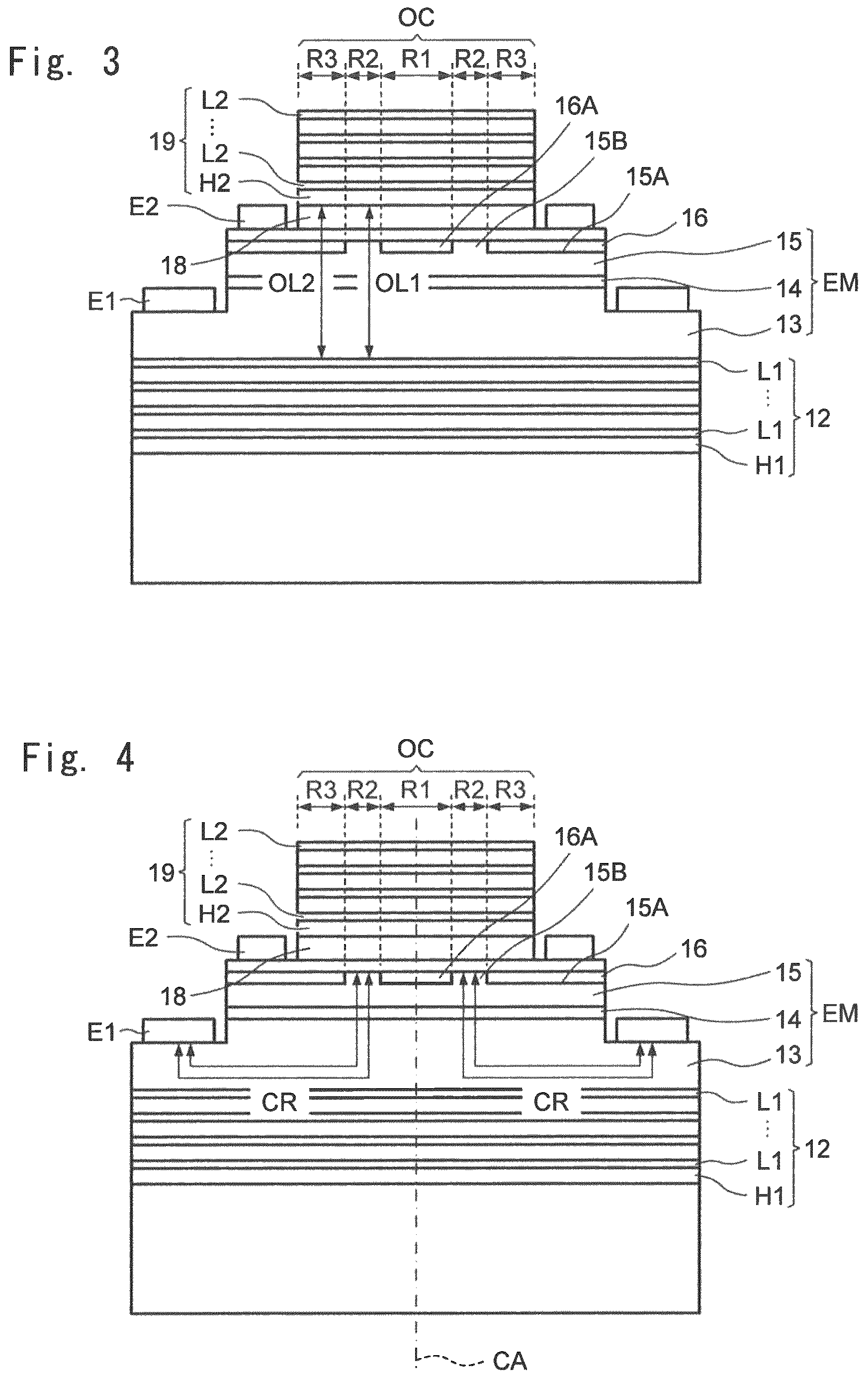 Patent US12308614 Figure 2 – Vertical cavity surface emitting device
