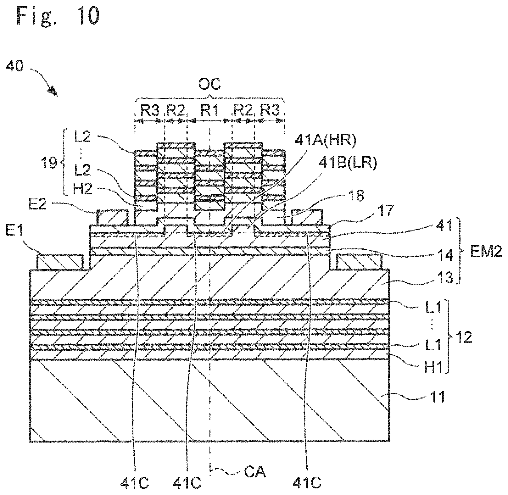 Patent US12308614 Figure 7 – Vertical cavity surface emitting device