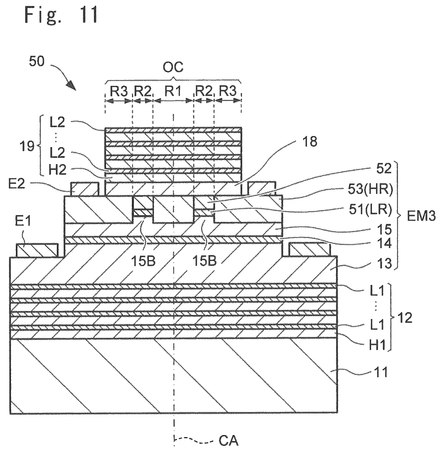 Patent US12308614 Figure 8 – Vertical cavity surface emitting device