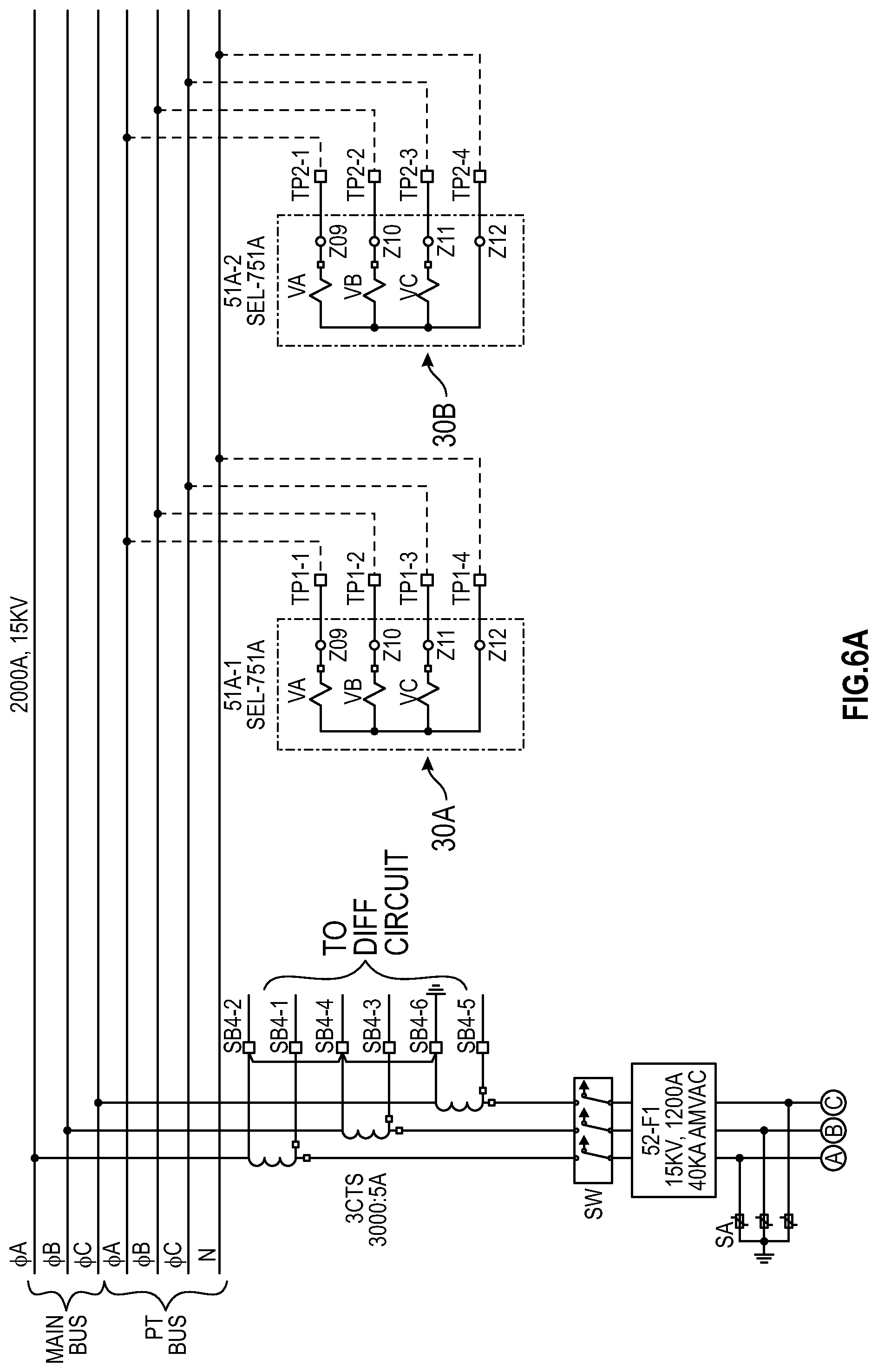 Patent US12308622 Figure 6 – Dual transformer method, for power distribution to fracturing pump systems