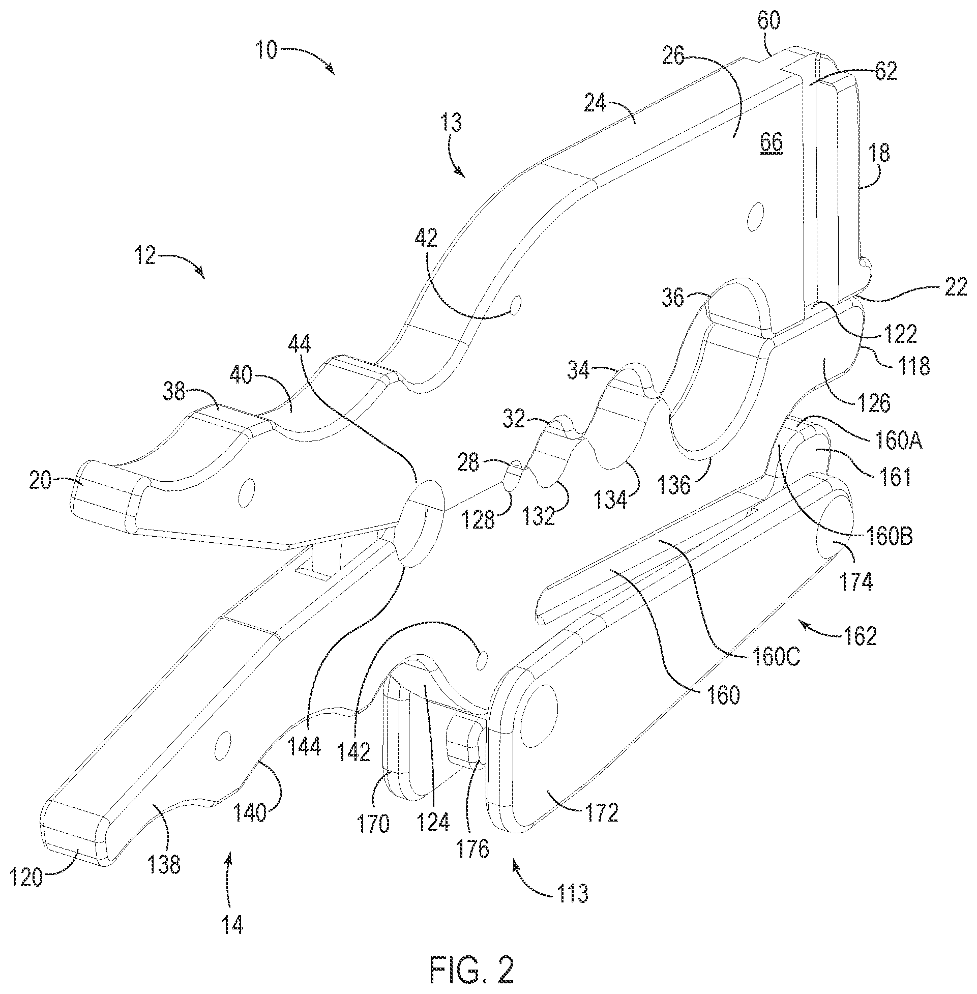 Patent US12308623 Figure 2 – Clamping device and method
