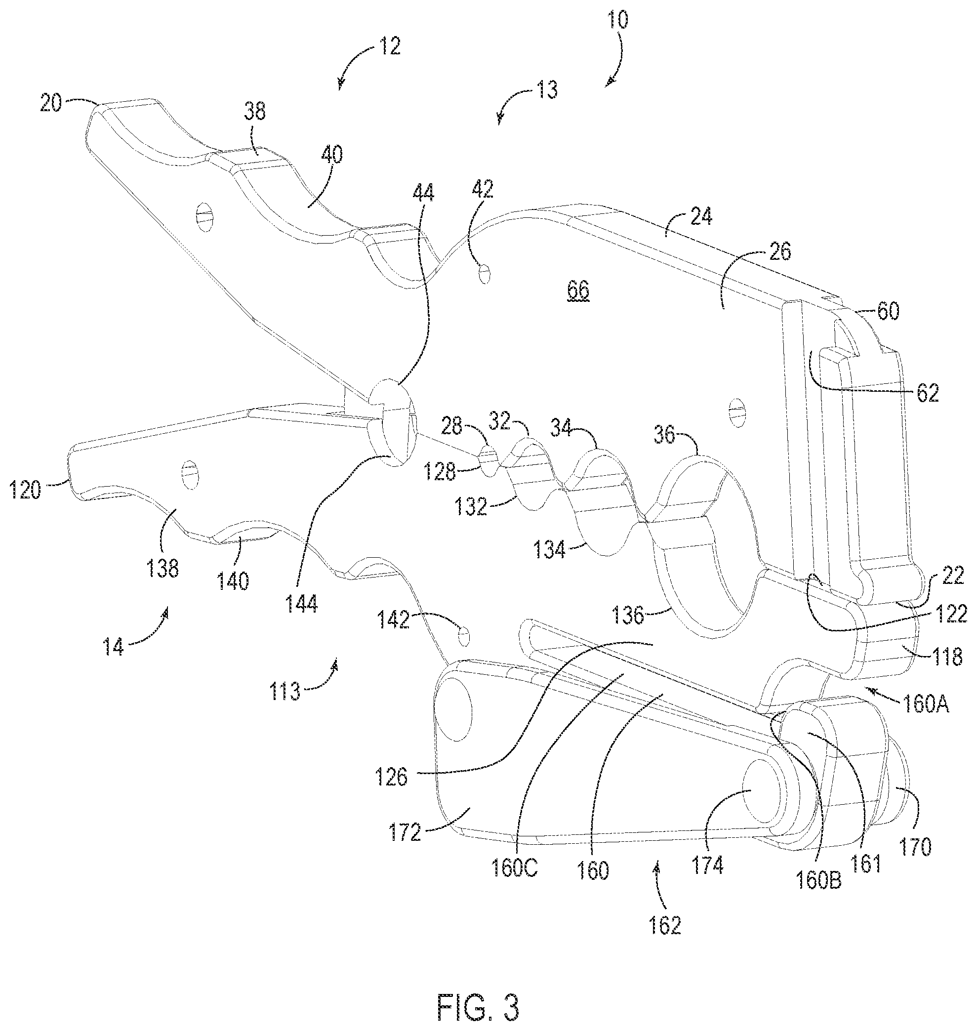 Patent US12308623 Figure 3 – Clamping device and method