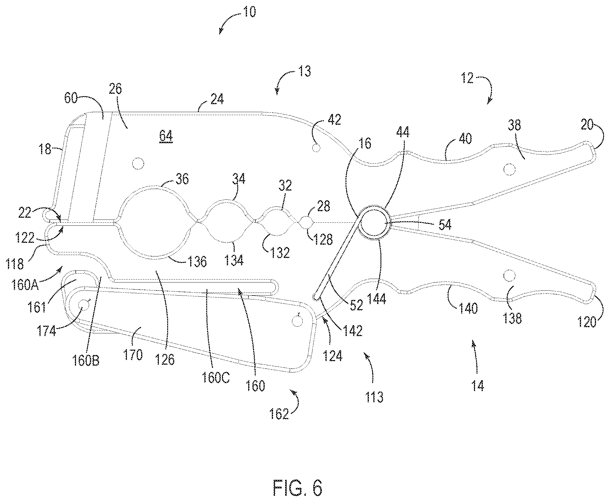 Patent US12308623 Figure 6 – Clamping device and method