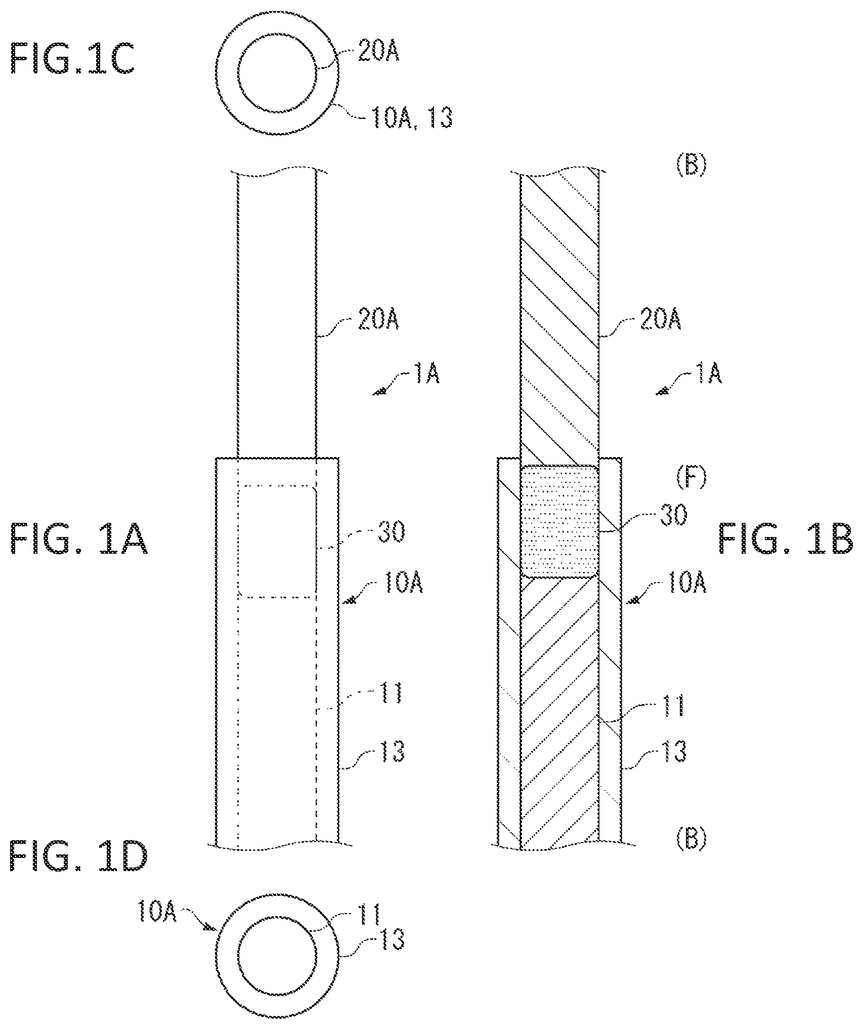 Patent US12308625 Figure 1 – Electric wire connection body, method of manufacturing electric wire connection body, sensor element, and method of manufacturing sensor element