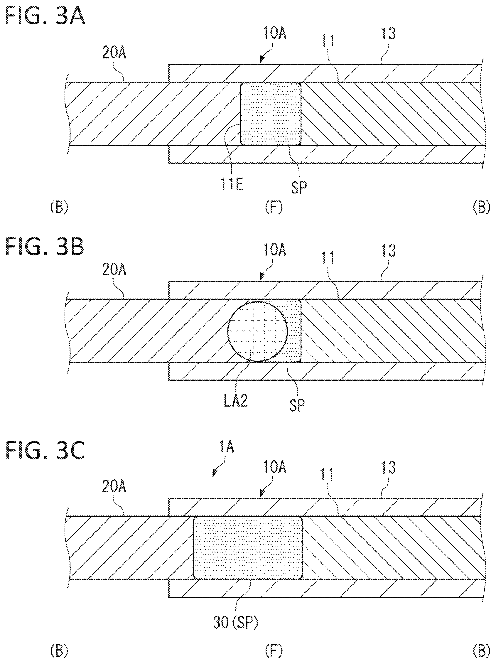 Patent US12308625 Figure 3 – Electric wire connection body, method of manufacturing electric wire connection body, sensor element, and method of manufacturing sensor element