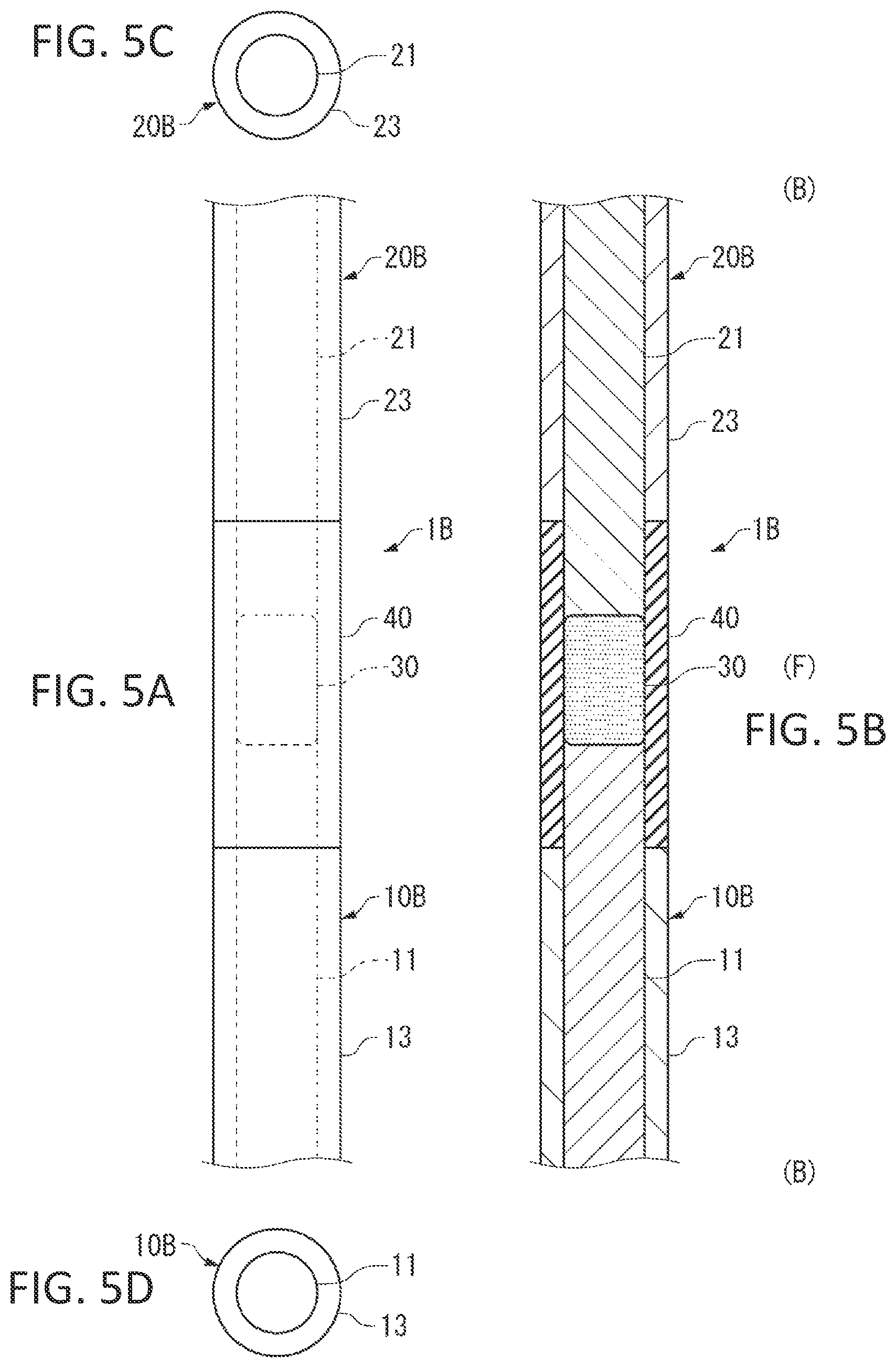 Patent US12308625 Figure 5 – Electric wire connection body, method of manufacturing electric wire connection body, sensor element, and method of manufacturing sensor element