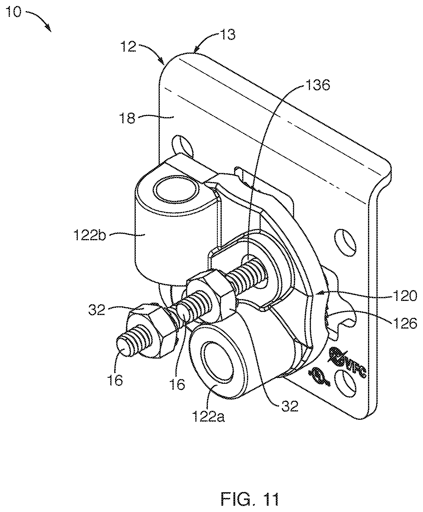 Patent US12308627 Figure 7 – Self-registering, -squaring, and -supporting mount apparatus and method
