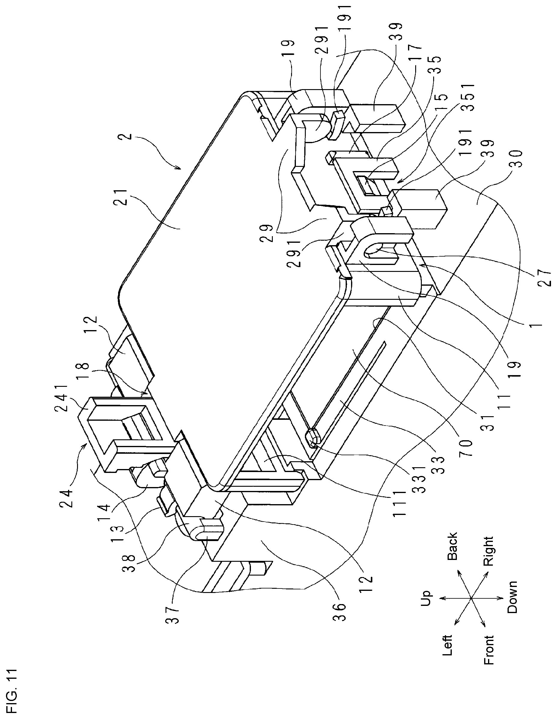 Patent US12308629 Figure 11 – Electrical junction box