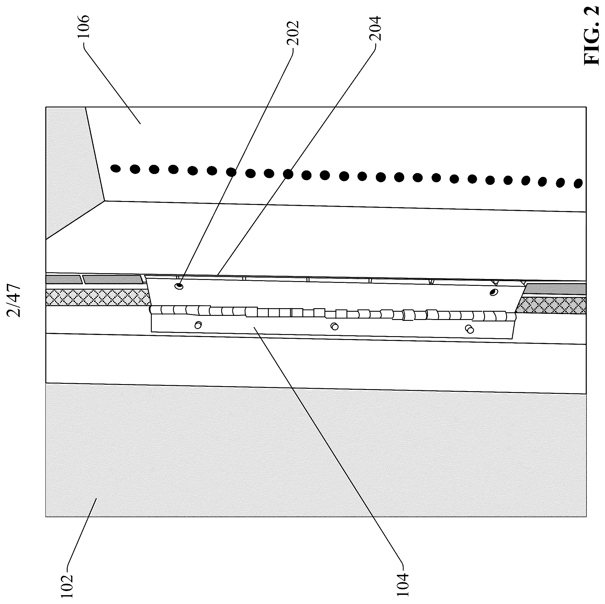Patent US12308630 Figure 2 – Adjustable insert system for wall-mounted enclosures