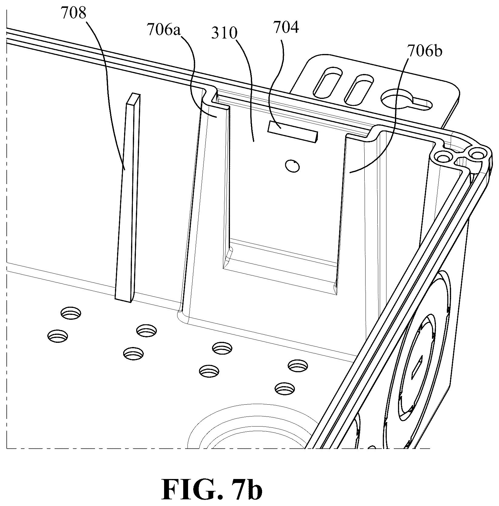 Patent US12308630 Figure 8 – Adjustable insert system for wall-mounted enclosures