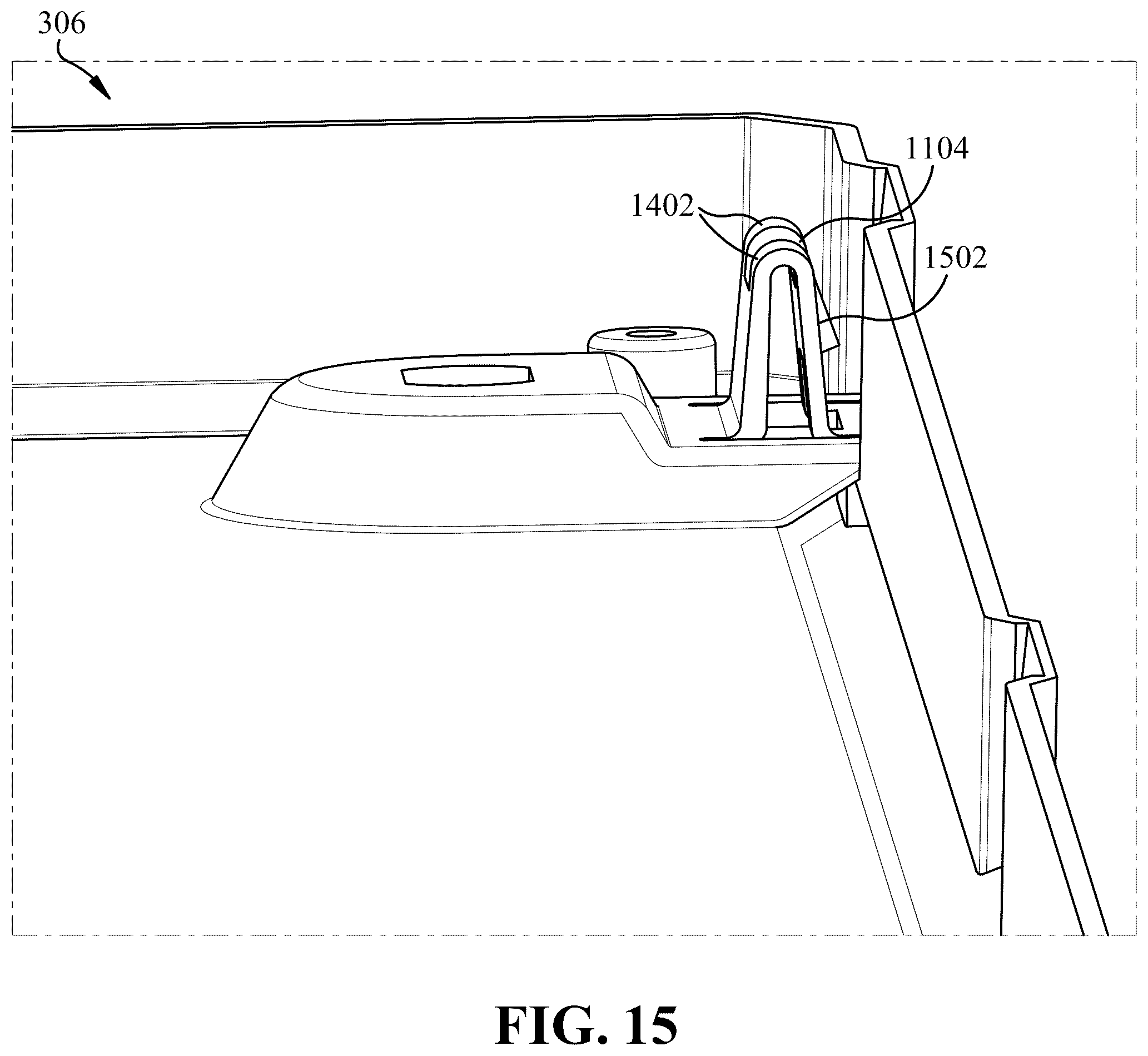 Patent US12308630 Figure 16 – Adjustable insert system for wall-mounted enclosures