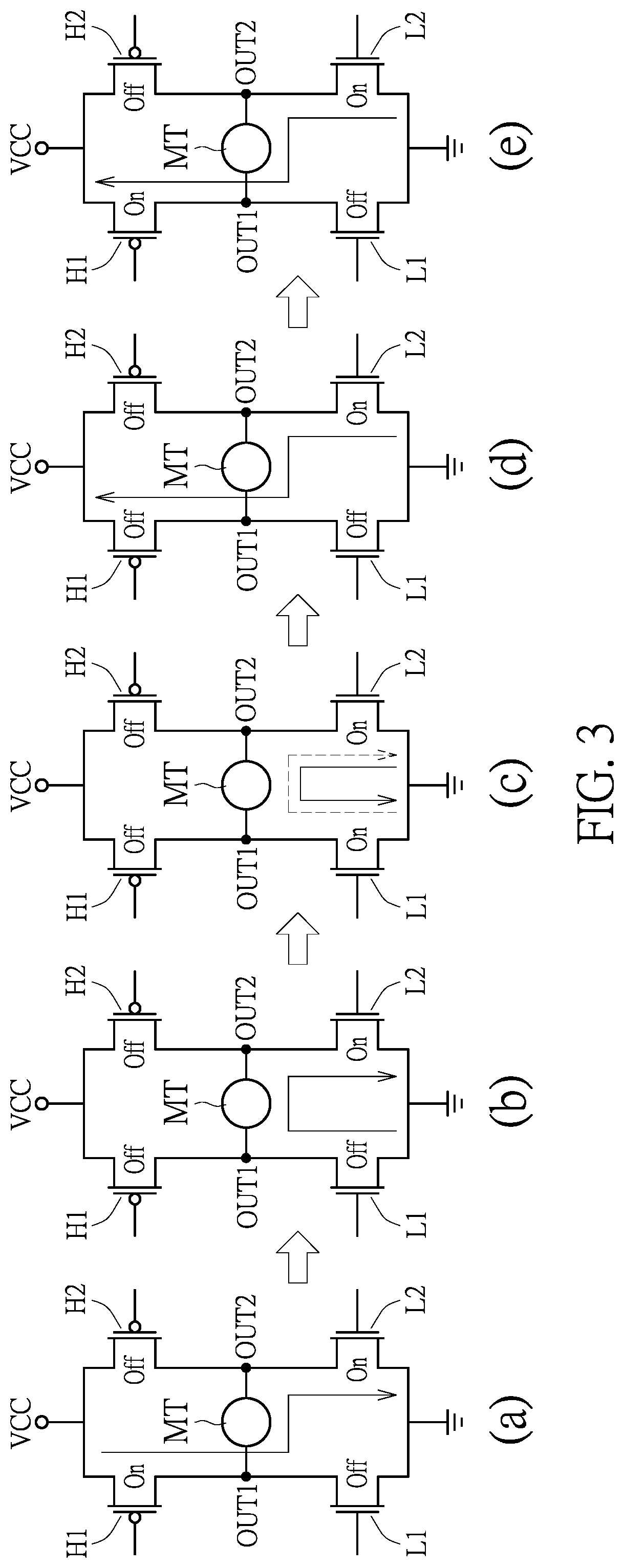Patent US12308634 Figure 3 – Motor driver circuit having reverse current detection mechanism