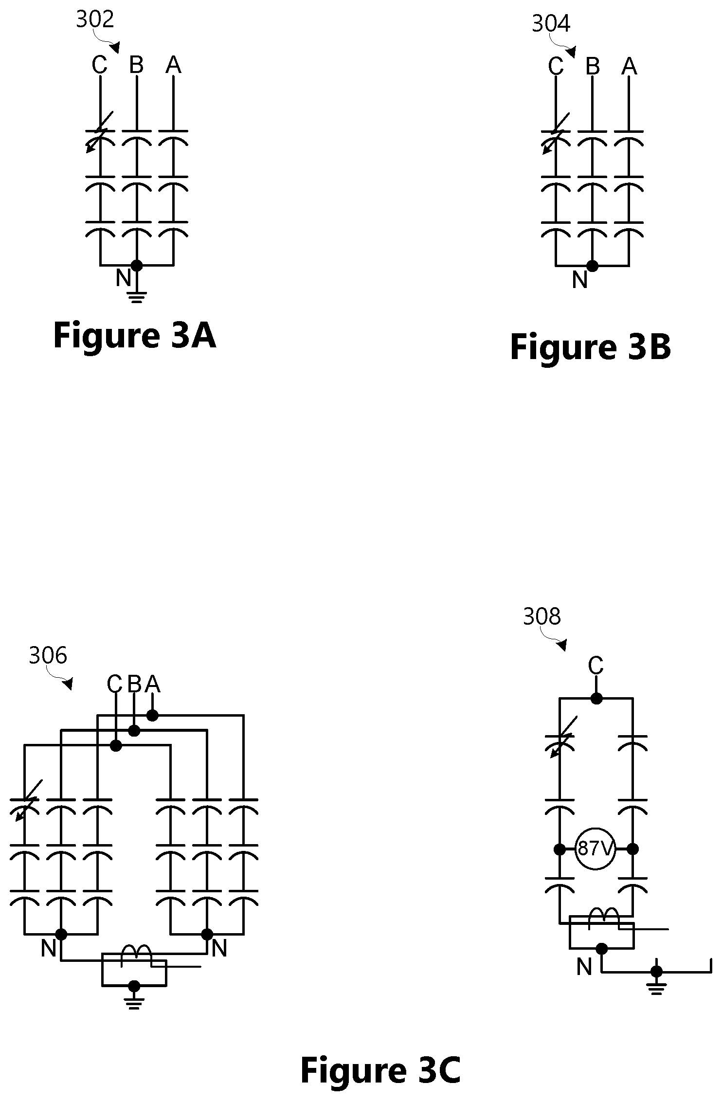Patent US12308635 Figure 3 – Unbalance protection for shunt capacitor banks