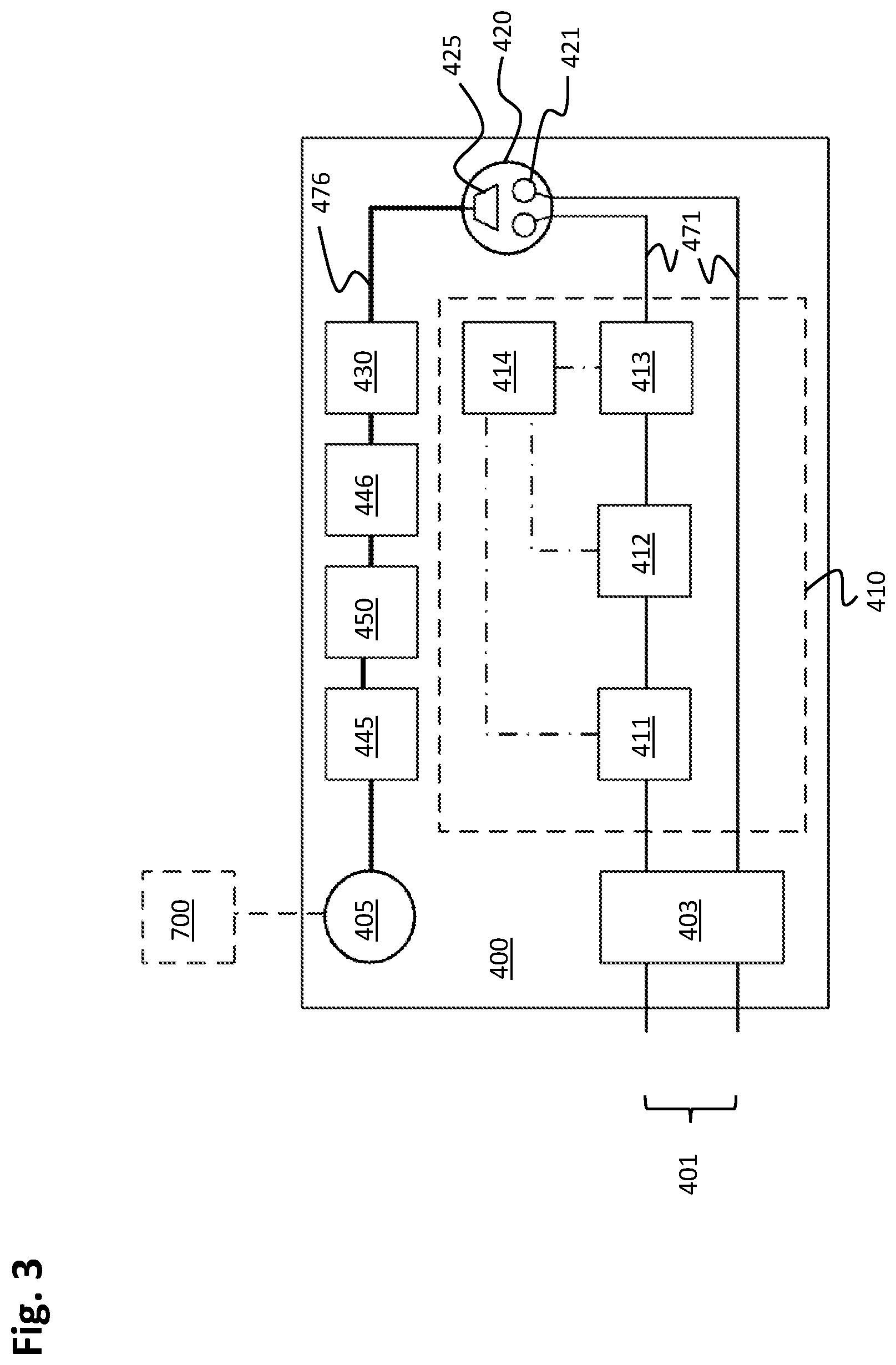 Patent US12308636 Figure 3 – System and field device