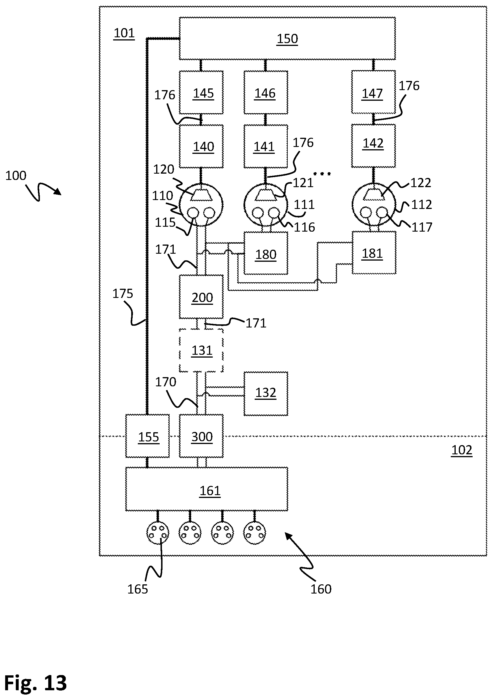 Patent US12308636 Figure 13 – System and field device
