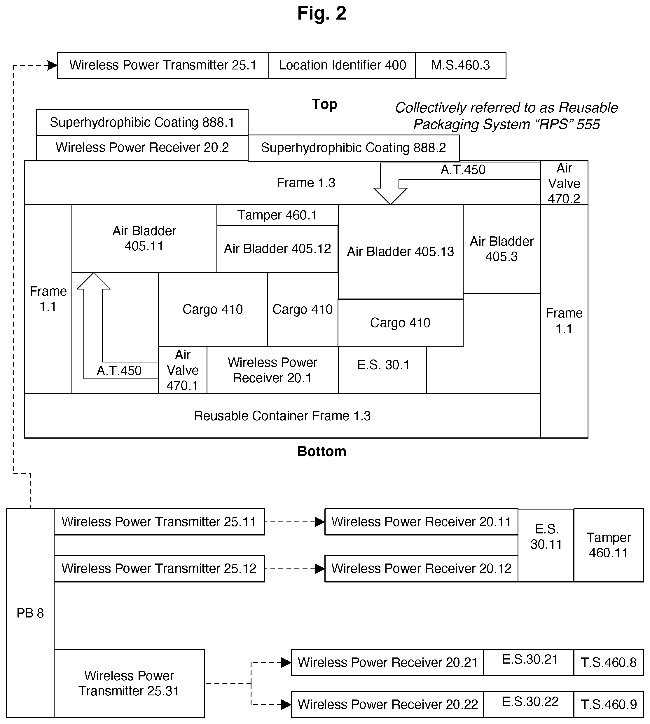 Patent US12308655 Figure 2 – Dynamic systems leveraging decoupled wireless power with integral energy storage