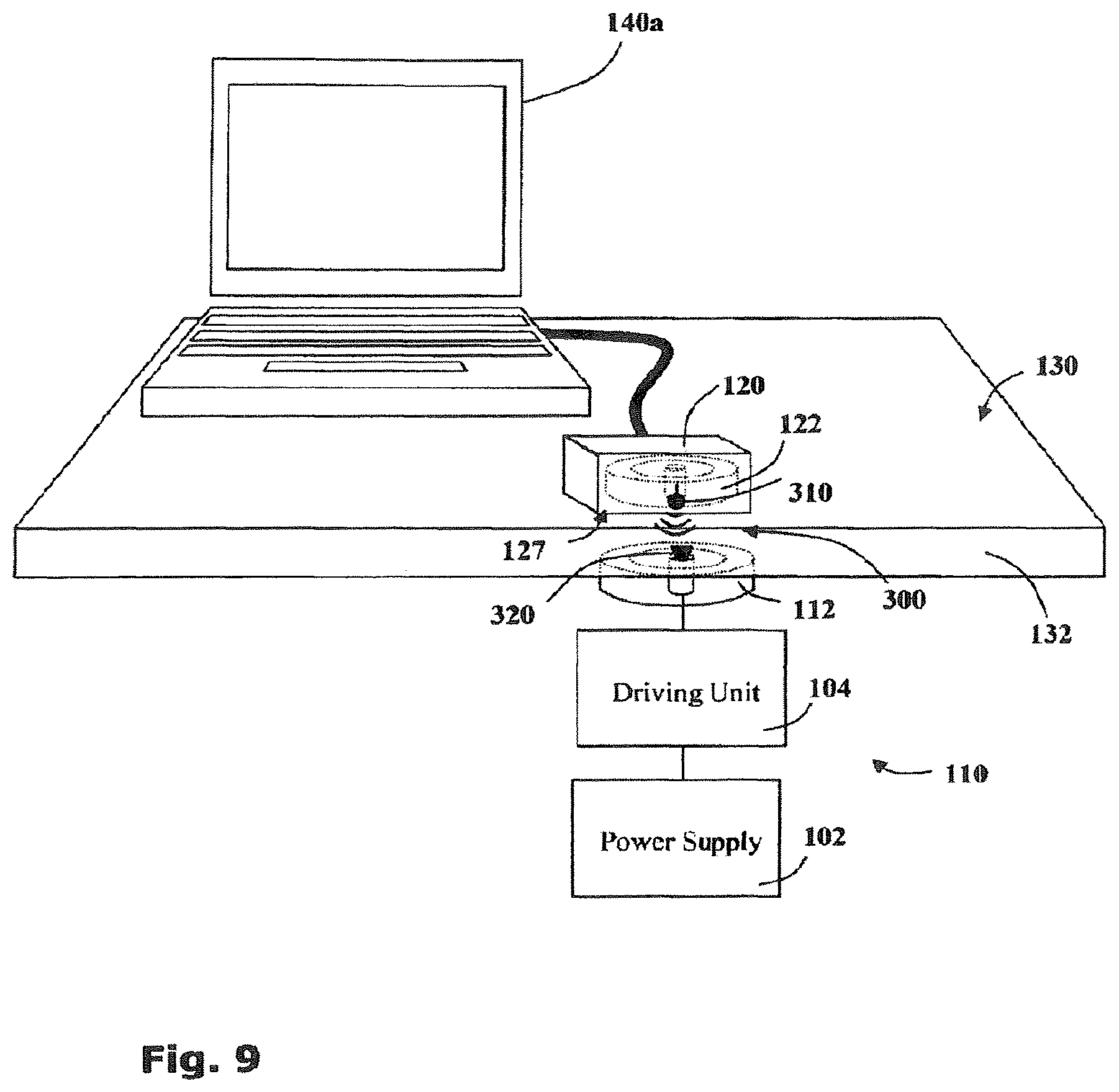 Patent US12308656 Figure 9 – Pinless power coupling