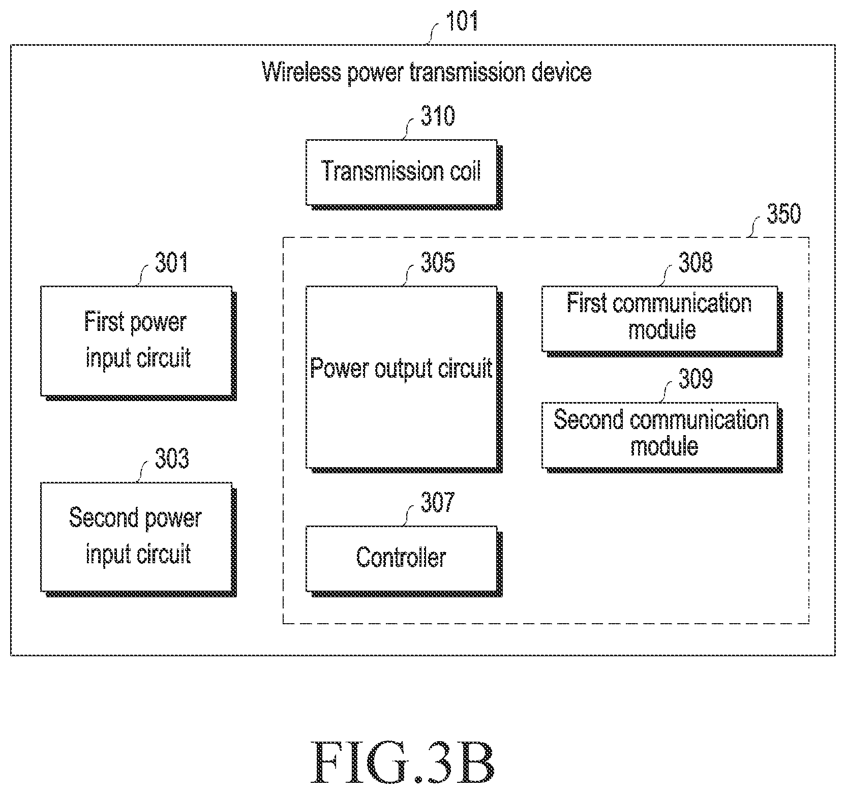 Patent US12308658 Figure 3 – Wireless power transmitter, wireless power receiver, and method for wirelessly transmitting power