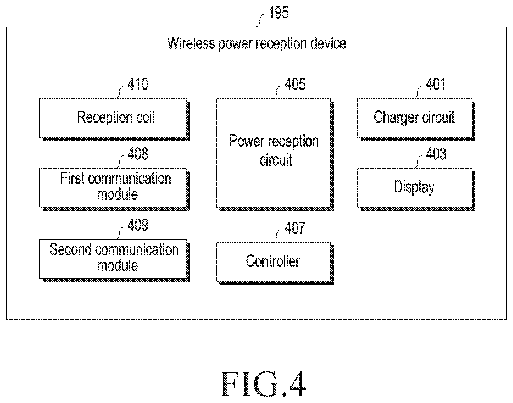 Patent US12308658 Figure 4 – Wireless power transmitter, wireless power receiver, and method for wirelessly transmitting power