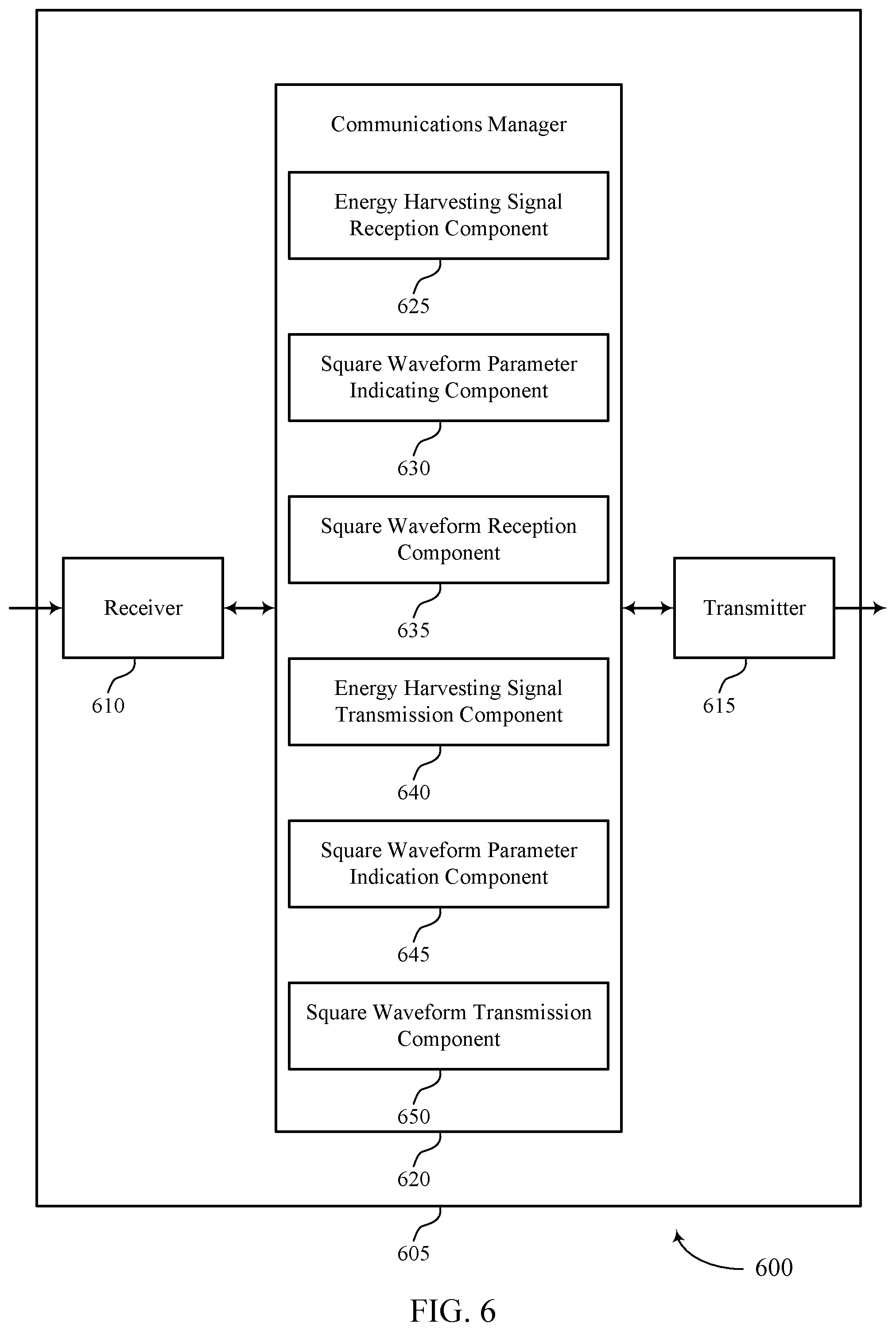Patent US12308662 Figure 6 – Techniques for energy harvesting using a square waveform