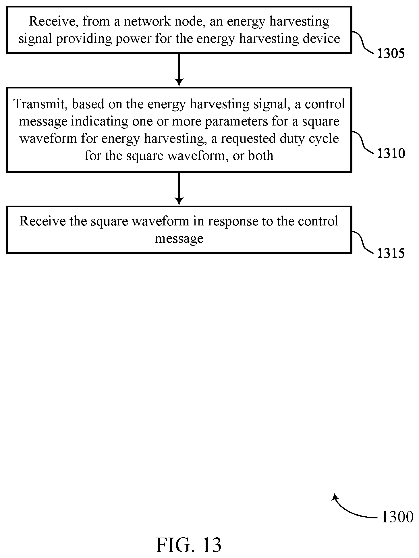 Patent US12308662 Figure 13 – Techniques for energy harvesting using a square waveform
