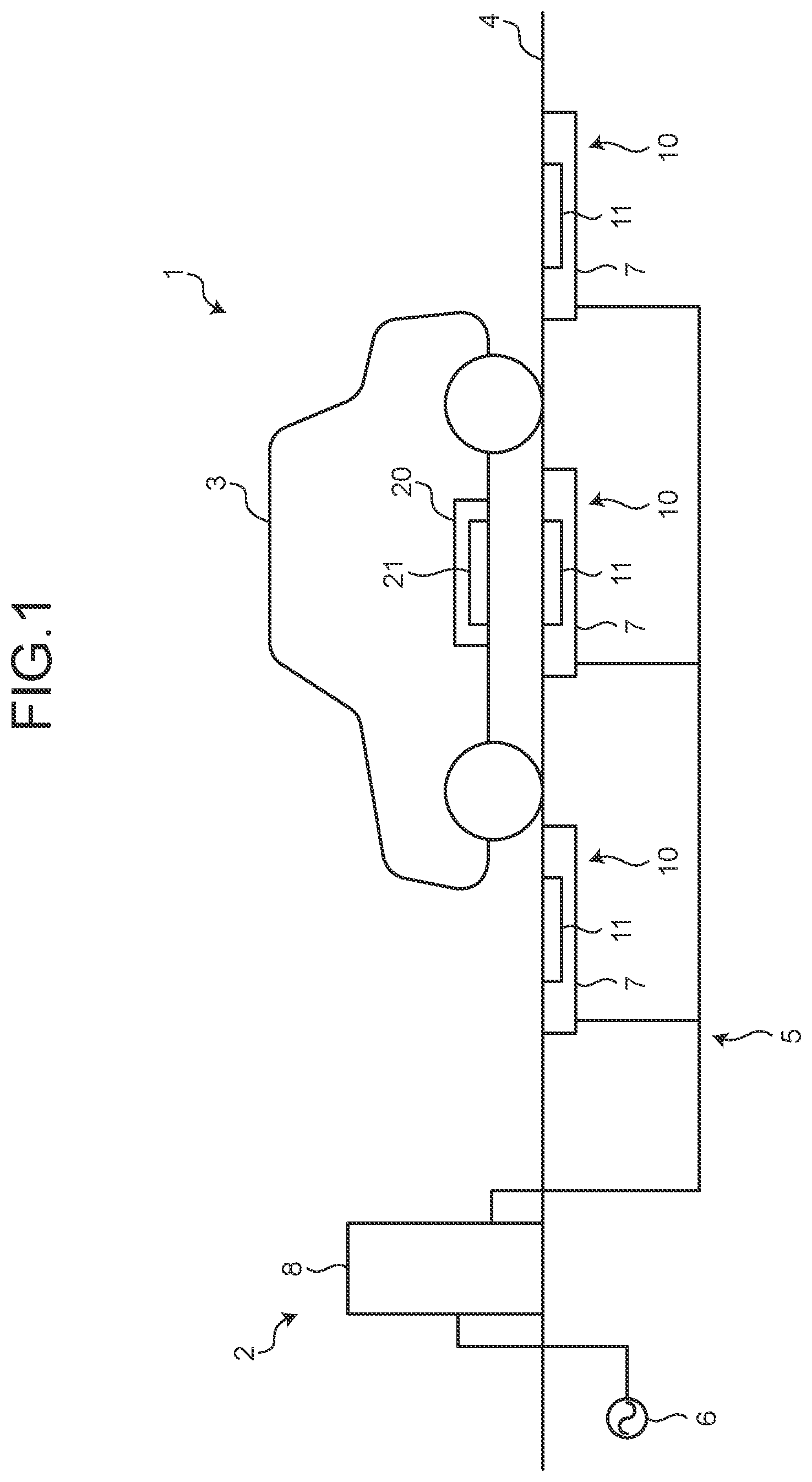 Patent US12308669 Figure 1 – Control device for power feeding during traveling