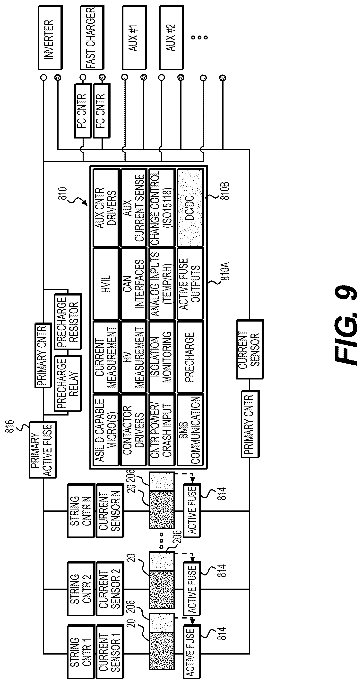 Patent US12308677 Figure 10 – Battery system