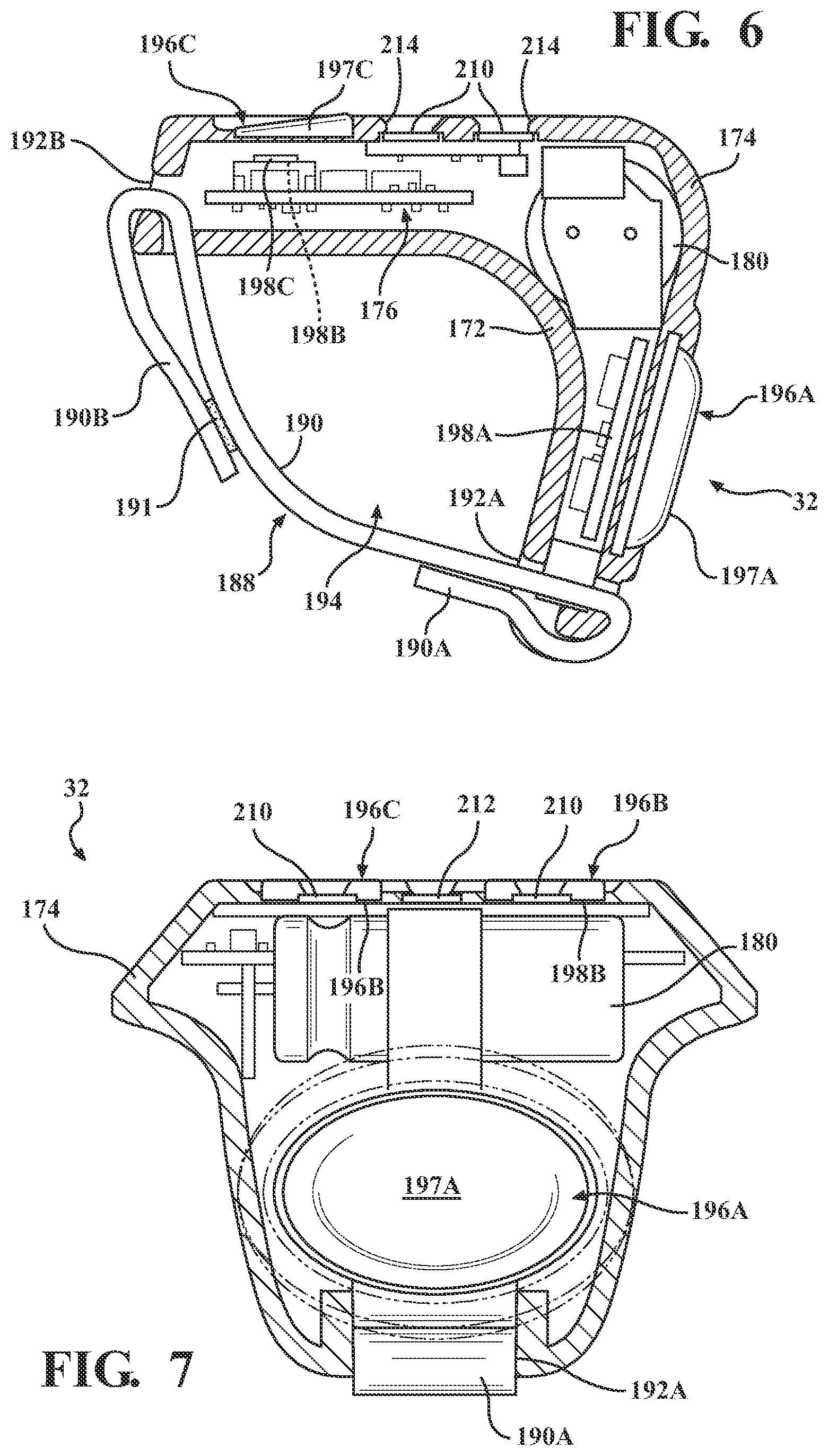 Patent US12308681 Figure 5 – On-board charging station for a remote control device