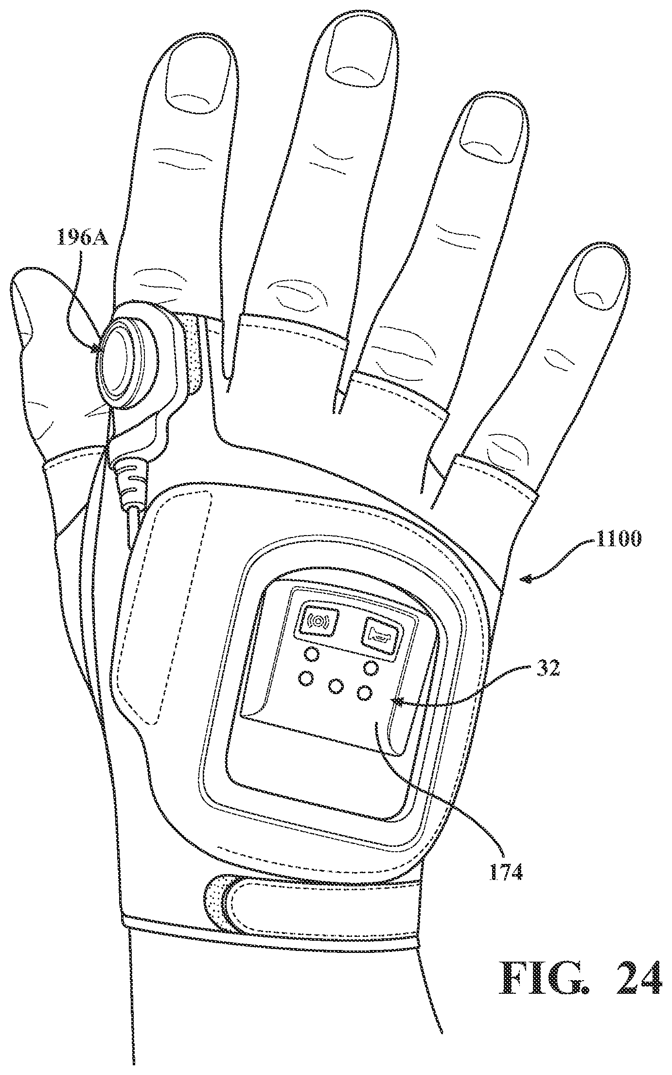 Patent US12308681 Figure 18 – On-board charging station for a remote control device
