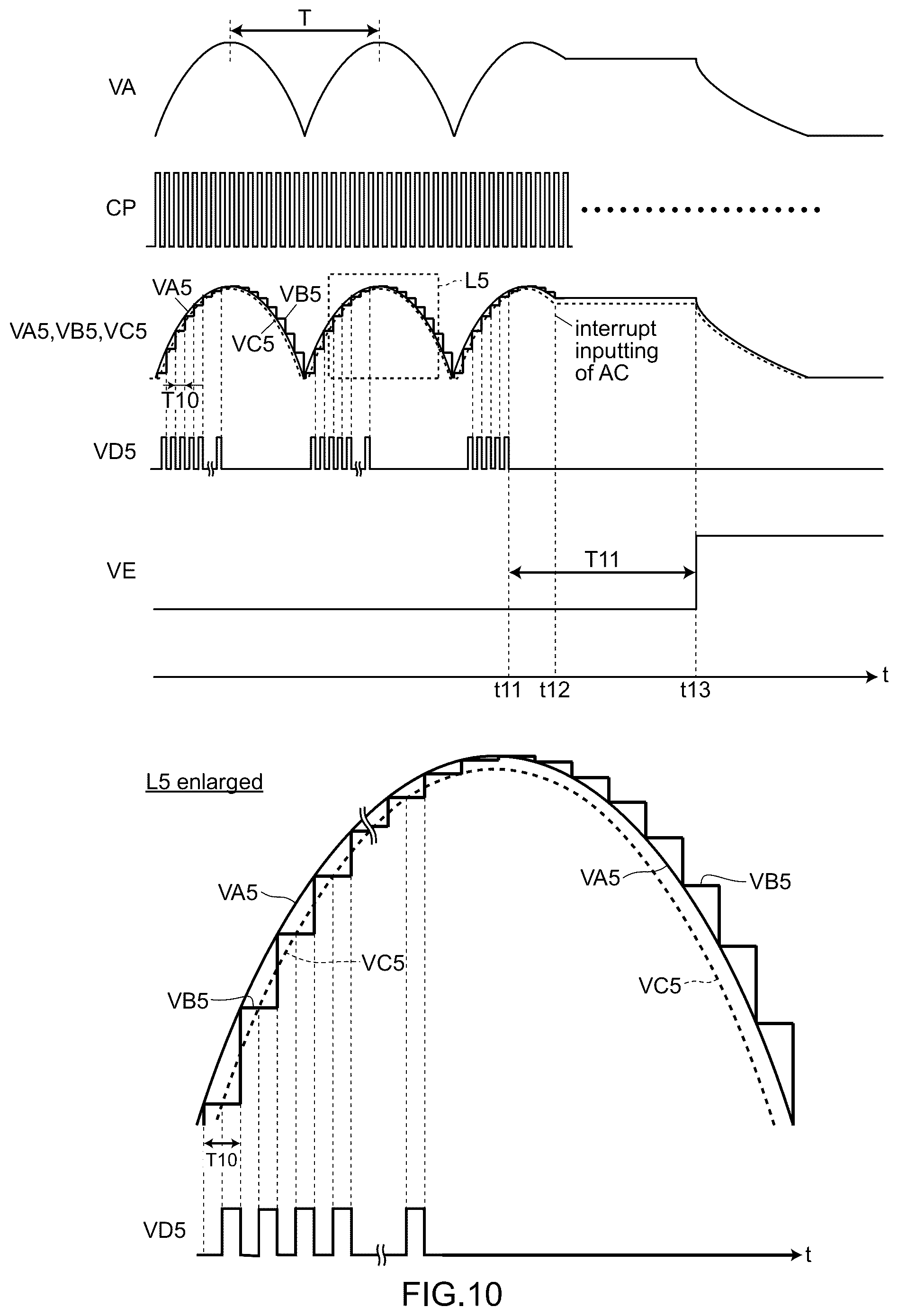 Patent US12308688 Figure 10 – Control circuit and power source device