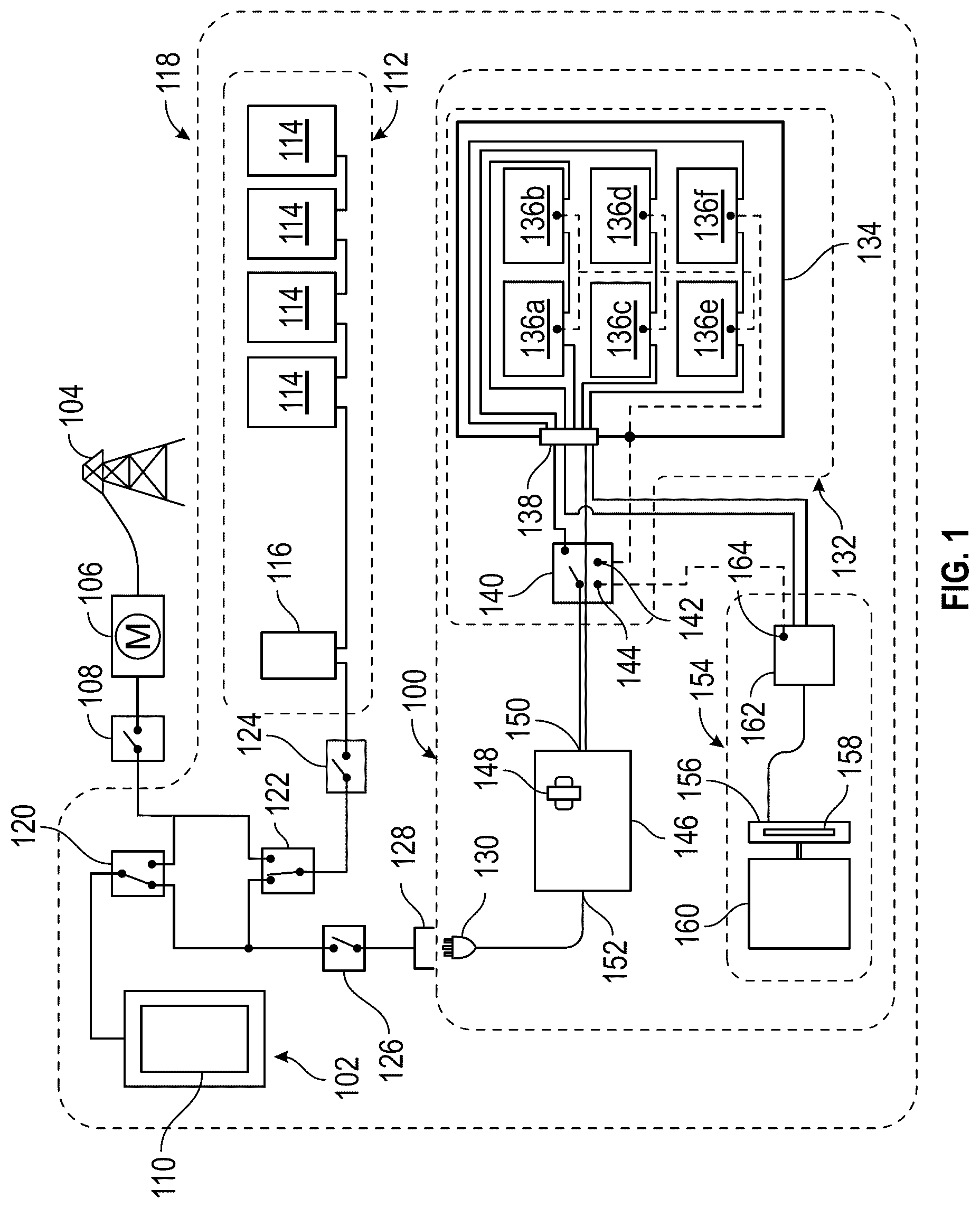 Patent US12308696 Figure 1 – Back-up generator and associated electric power systems