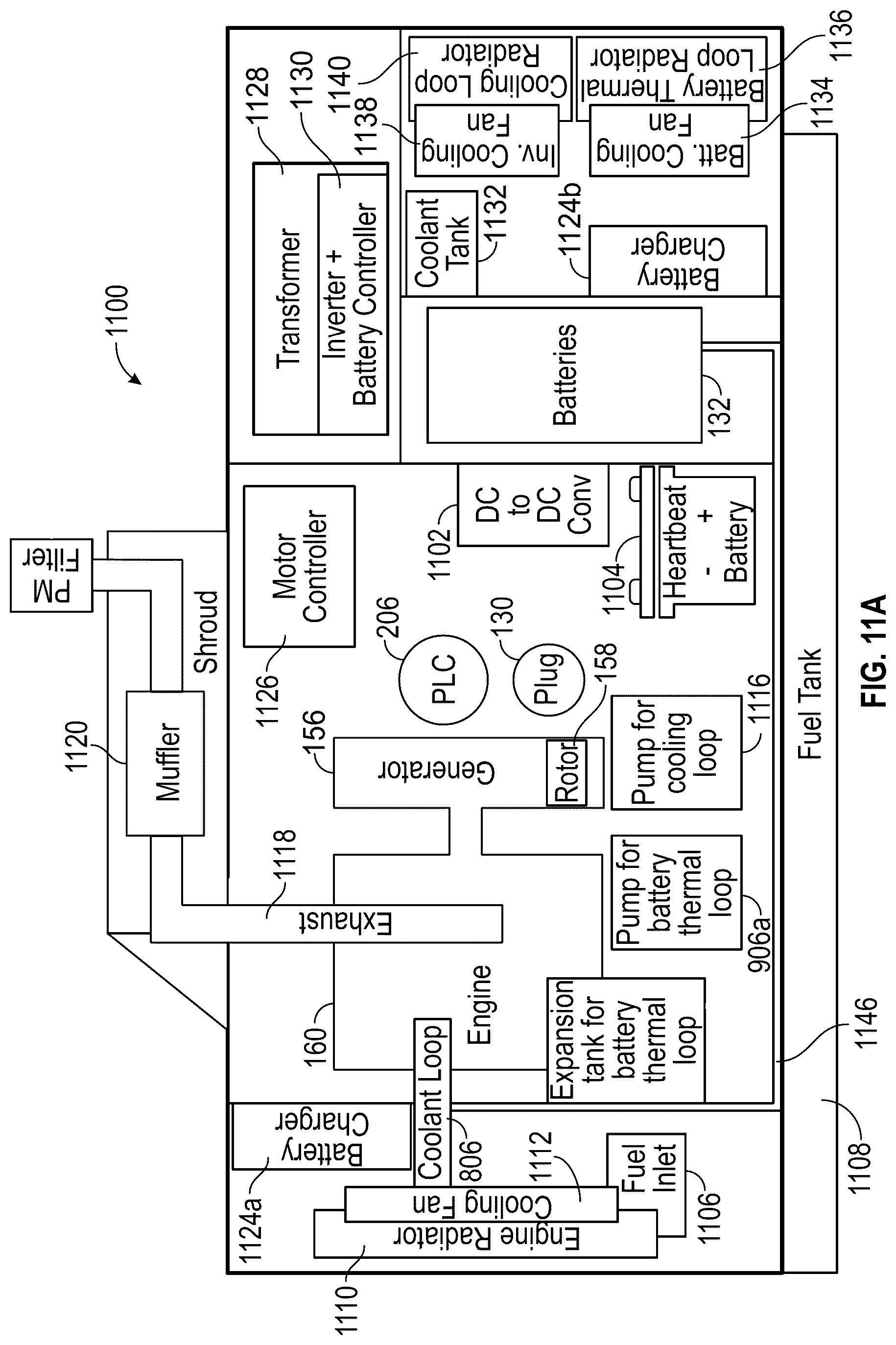 Patent US12308696 Figure 11 – Back-up generator and associated electric power systems