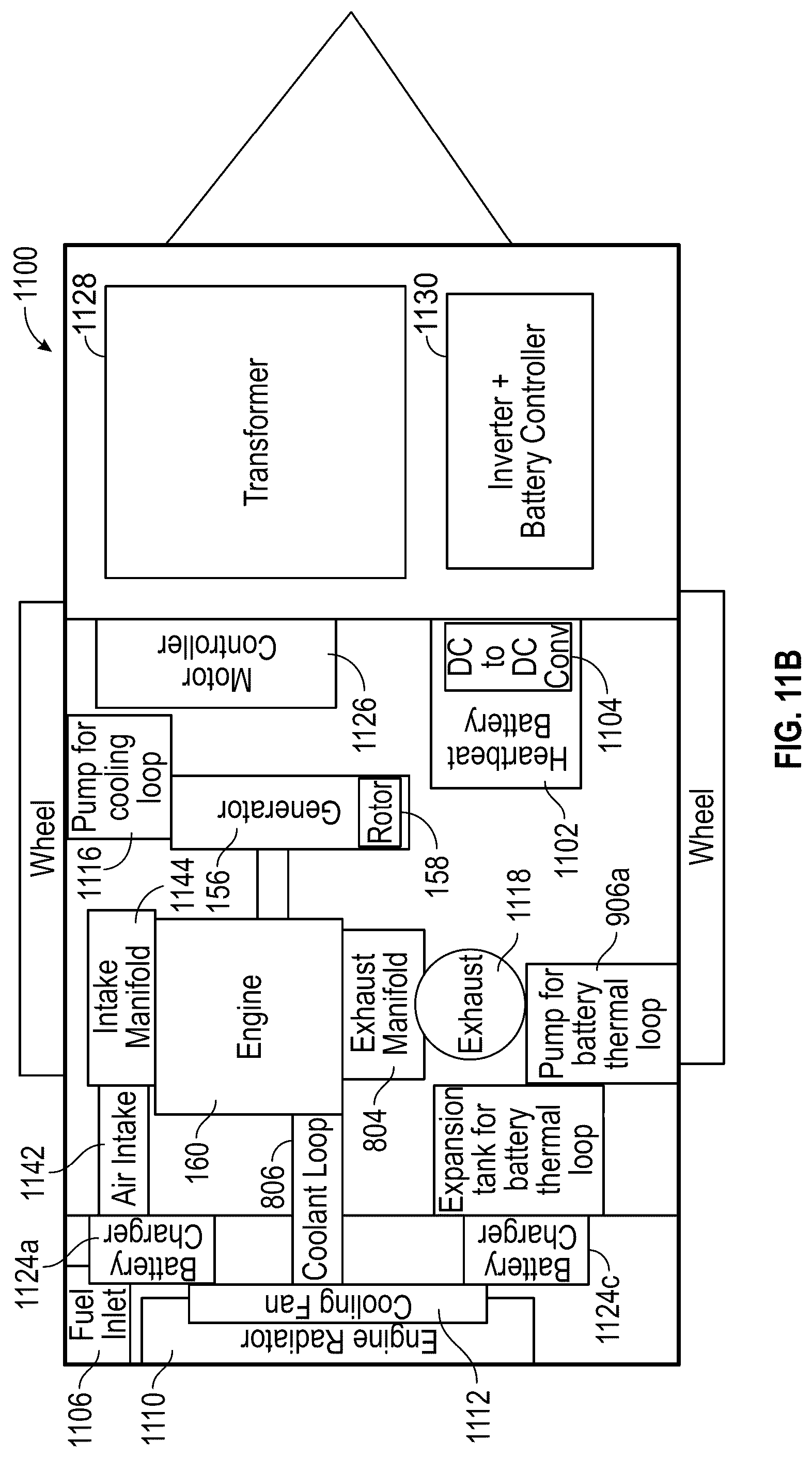 Patent US12308696 Figure 12 – Back-up generator and associated electric power systems